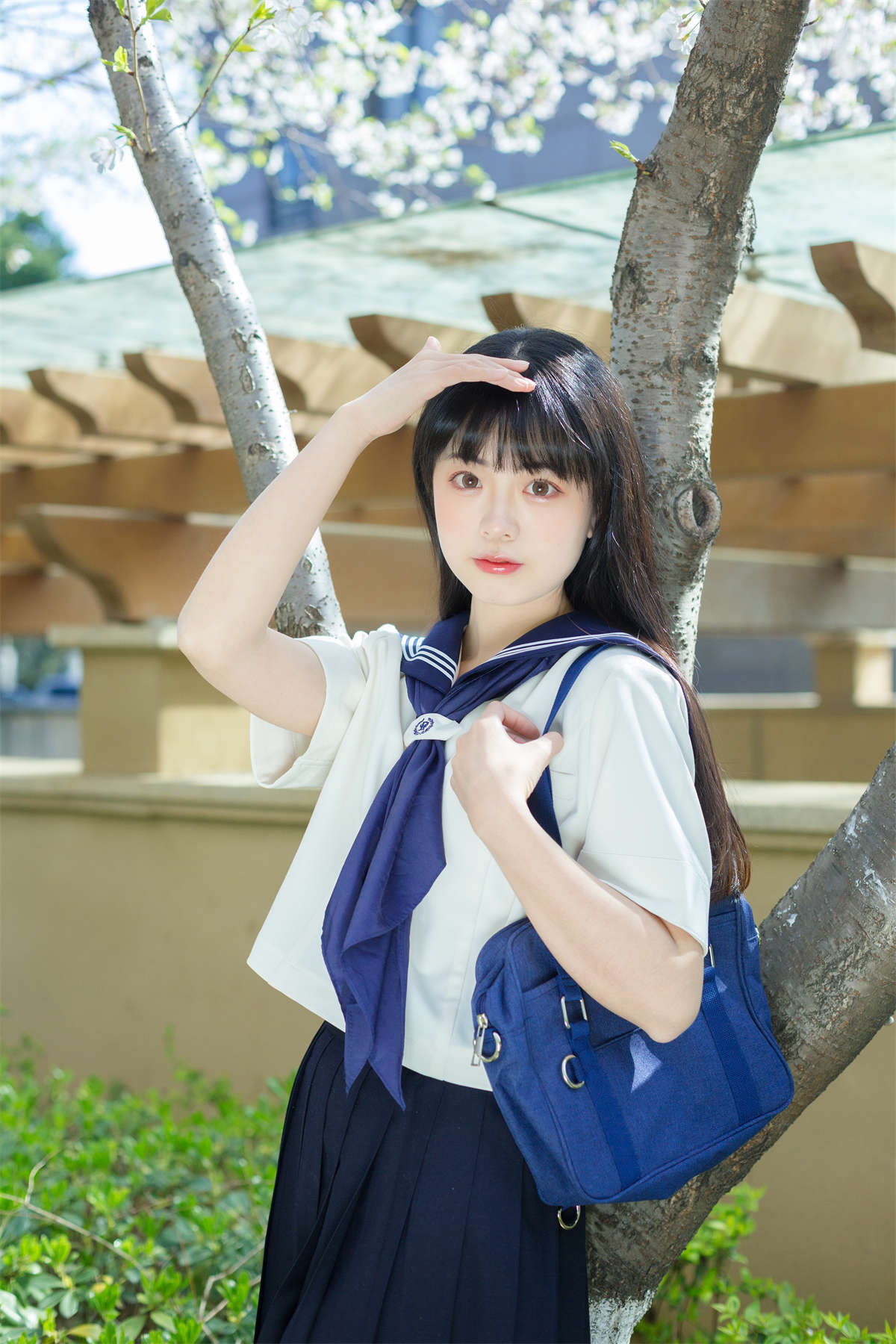 YITUYU艺图语 2023.04.10 水手服的春天 可爱泡泡呀插图1