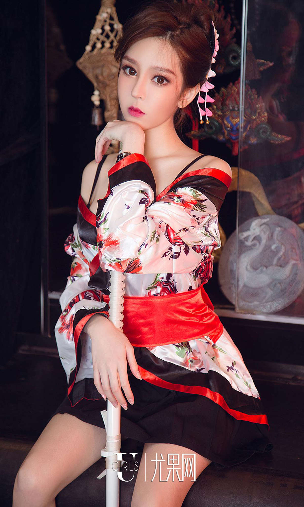 图片[2]-Ugirls爱尤物 NO.1321 萱宸&金梓林&兔子 极乐之境-日更街拍