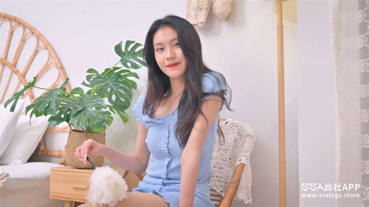 图片[2]-SSA丝社视频 NO.0133 素素 SK肉色开裆丝袜-日更街拍