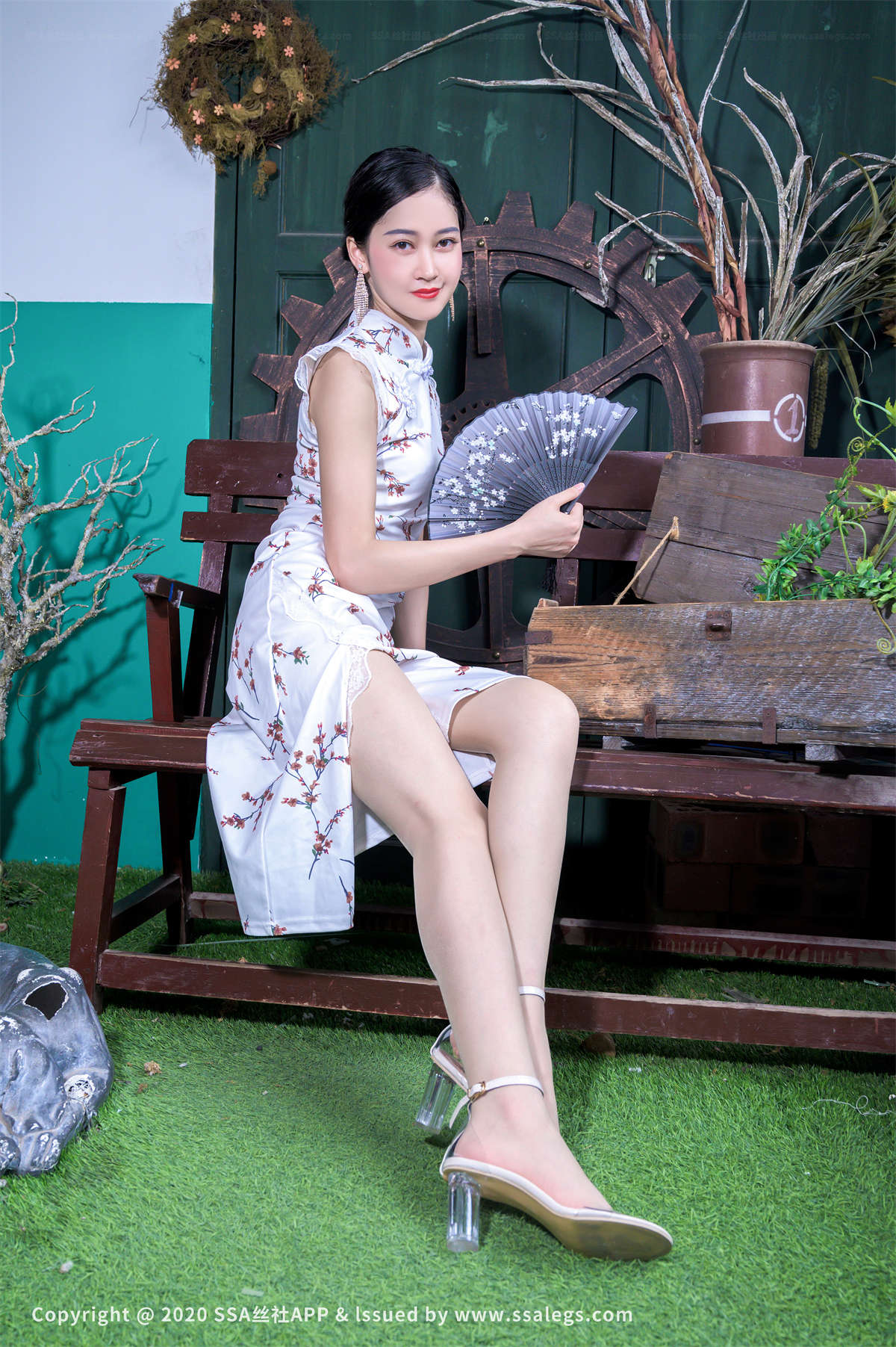 图片[2]-SSA丝社 NO.559 漫漫 肉丝袜户外展示（下）-日更街拍