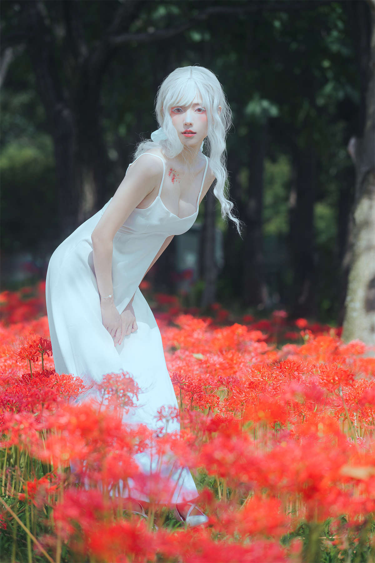 Ely_eee(ElyEE子) White spider lily 白瓷彼岸-日更街拍