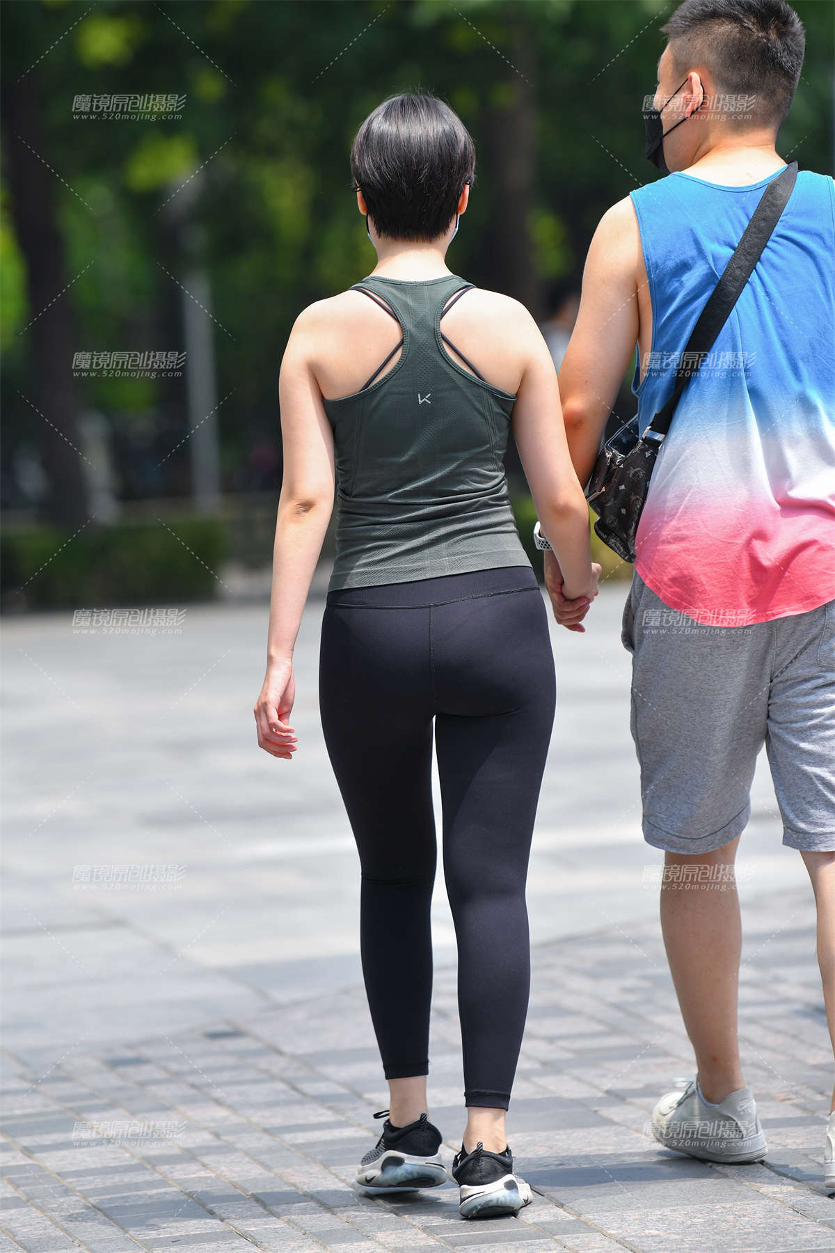 图片[2]-【赛德克赛帖】黑色短发瑜珈裤-日更街拍