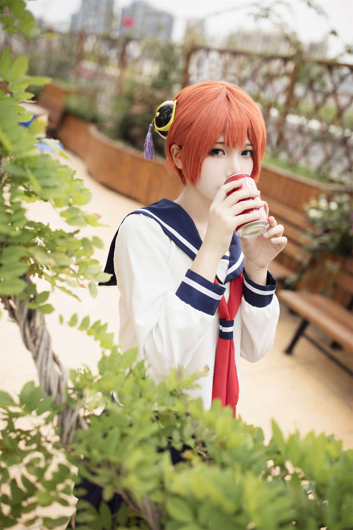 图片[2]-YITUYU艺图语 2022.04.07 银魂：神乐3Z 灰猫-日更街拍