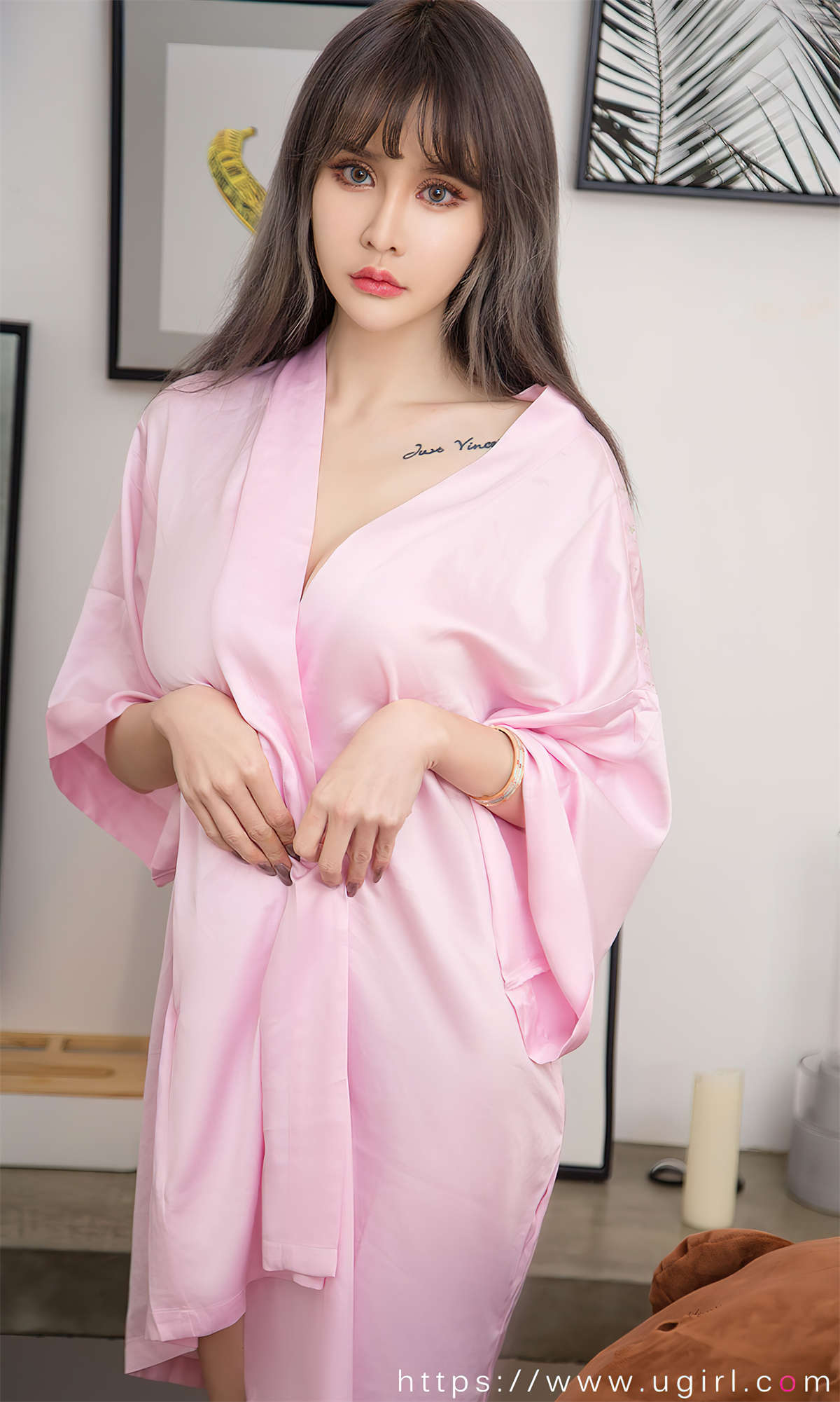 图片[2]-Ugirls爱尤物 No.2738 丝绸睡衣 青树-日更街拍