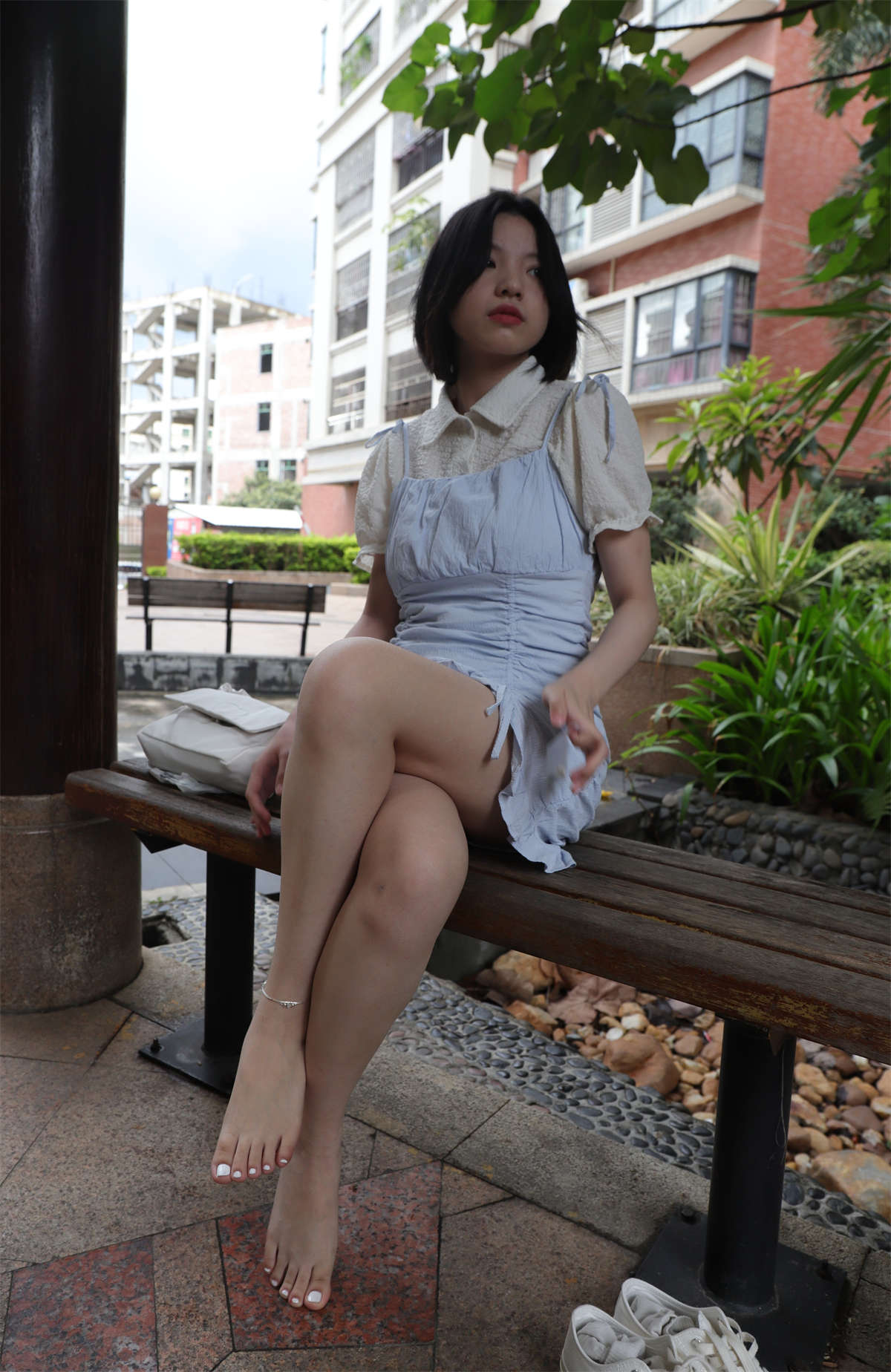 aappary摄影 No.026 小贝与琪琪黑白配-日更街拍