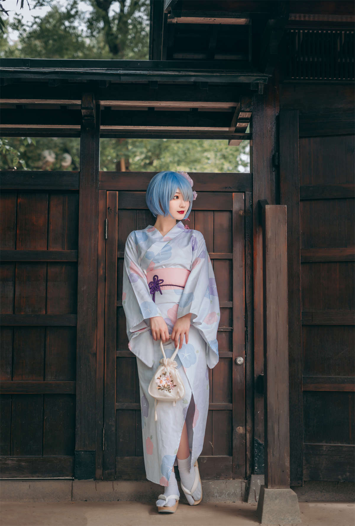 YITUYU艺图语 2023.04.17 蕾姆浴衣 桃墨公子x插图1