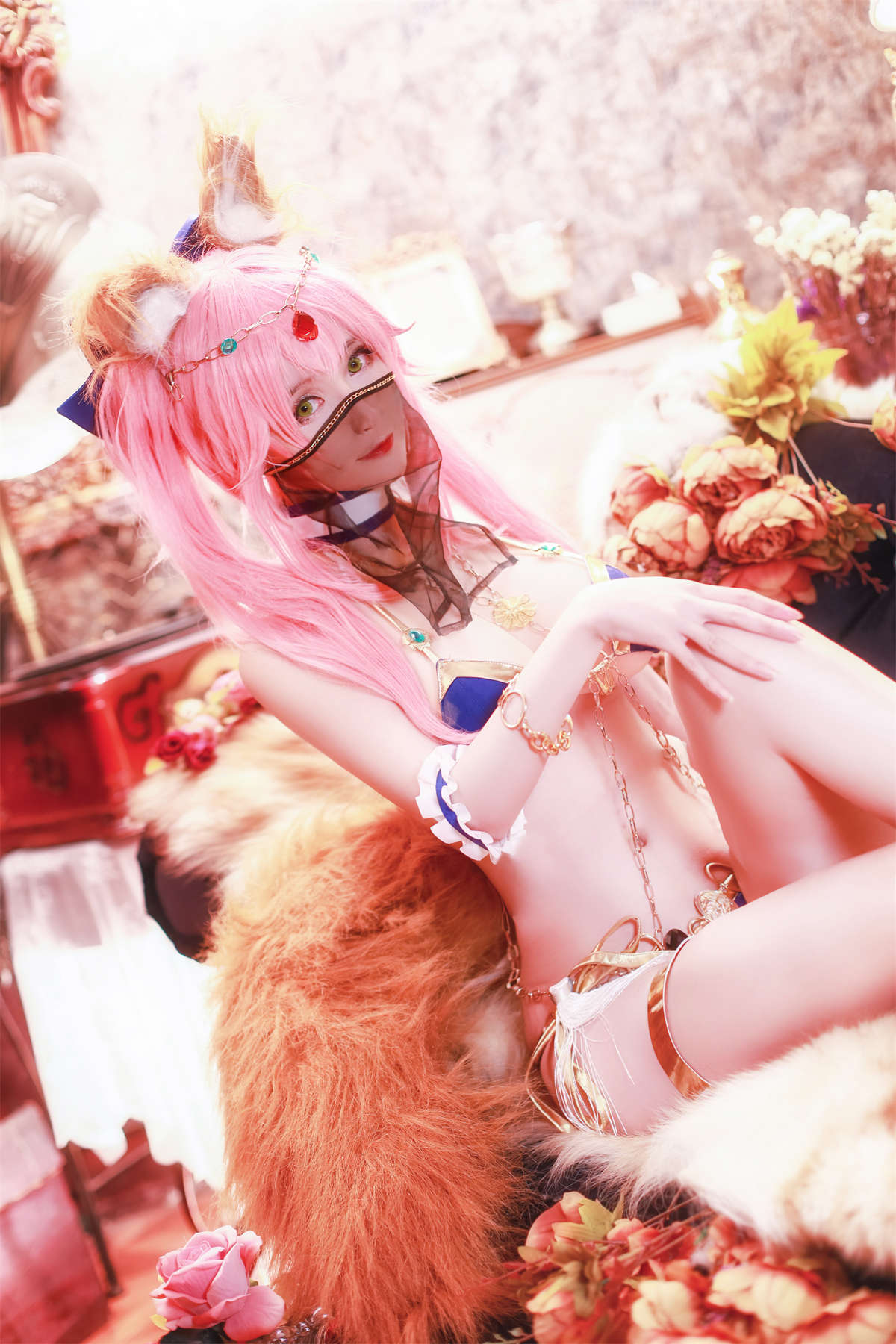 yui金鱼 阿拉伯舞娘-日更街拍