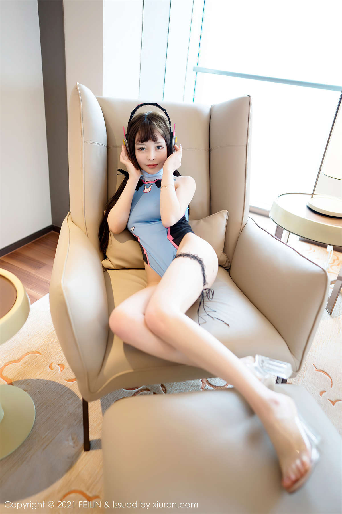 图片[2]-FeiLin嗲囡囡 2021.02.18 VOL.374 哩哩呀-日更街拍