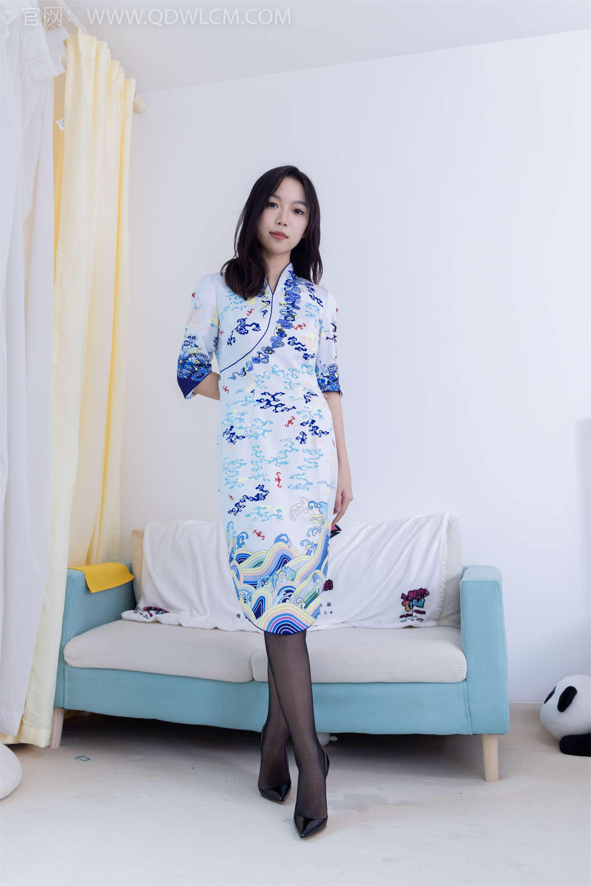 图片[2]-物恋传媒 NO.1911 纱纱-青花瓷-日更街拍