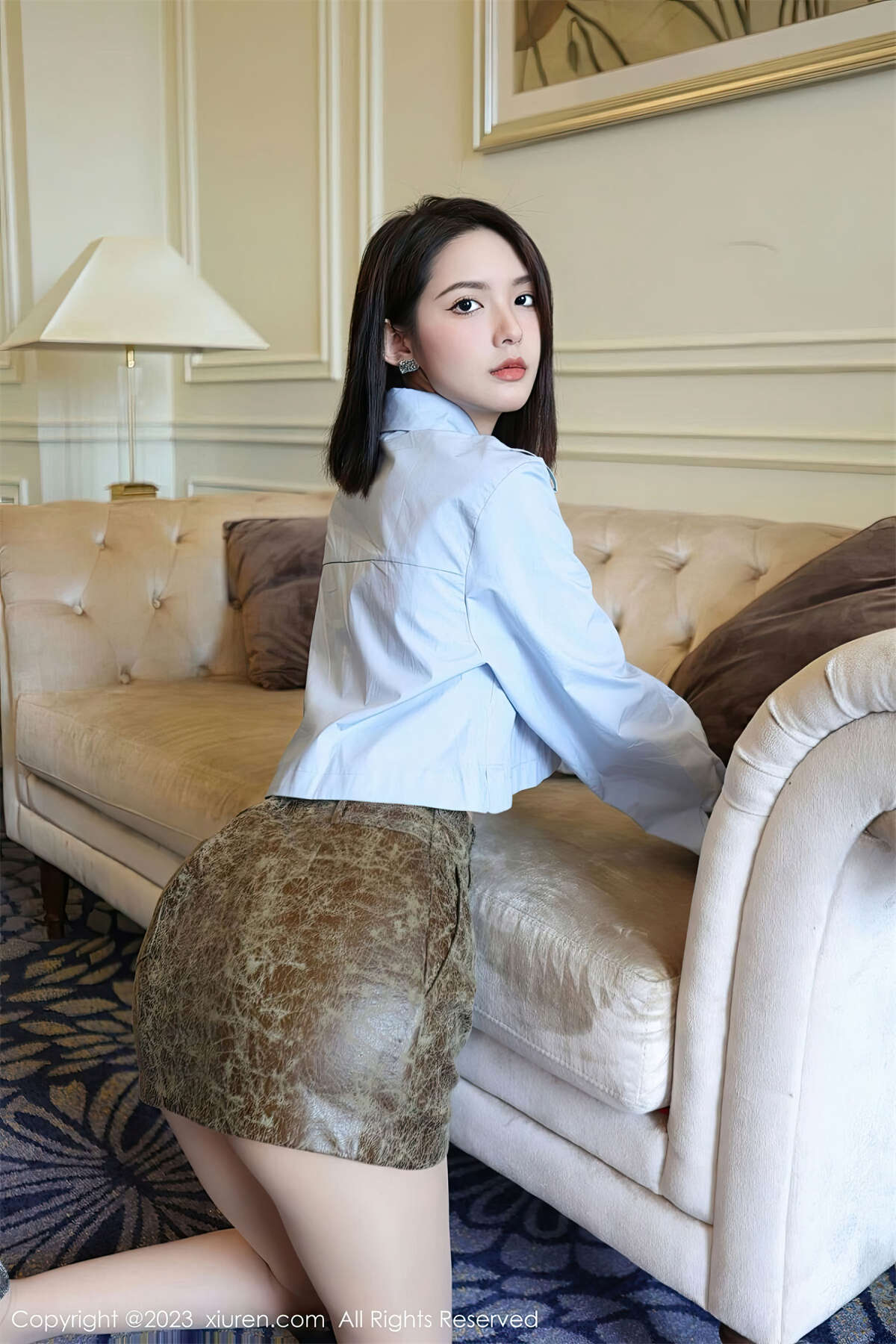 图片[2]-Xiuren秀人网 2023.04.28 No.6661 乔一一-日更街拍