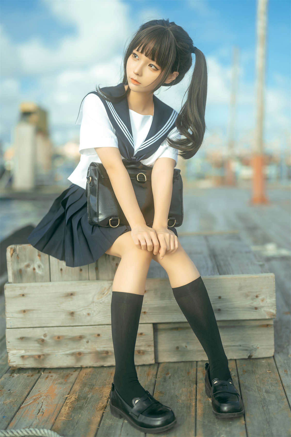 图片[2]-知名动漫博主-蠢沫沫 海风-日更街拍