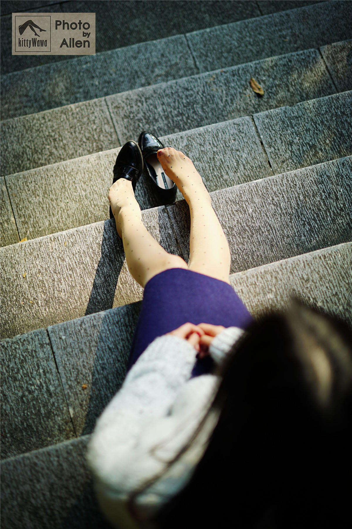 图片[2]-kittyWawa袜小喵 KT027 蚂蚁上树-日更街拍