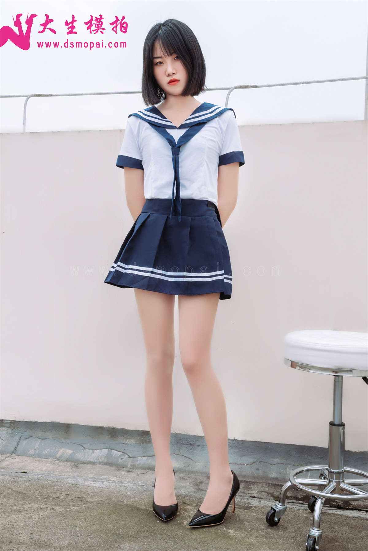 图片[2]-大生模拍 NO.189 雪馨 清纯肉丝-日更街拍