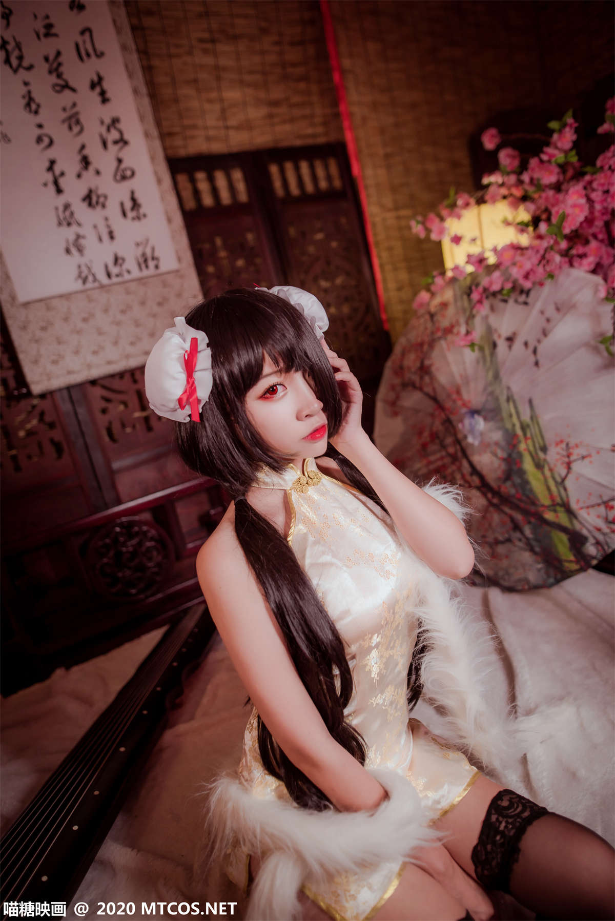 喵糖映画 HML.019 狂三黑丝旗袍-日更街拍