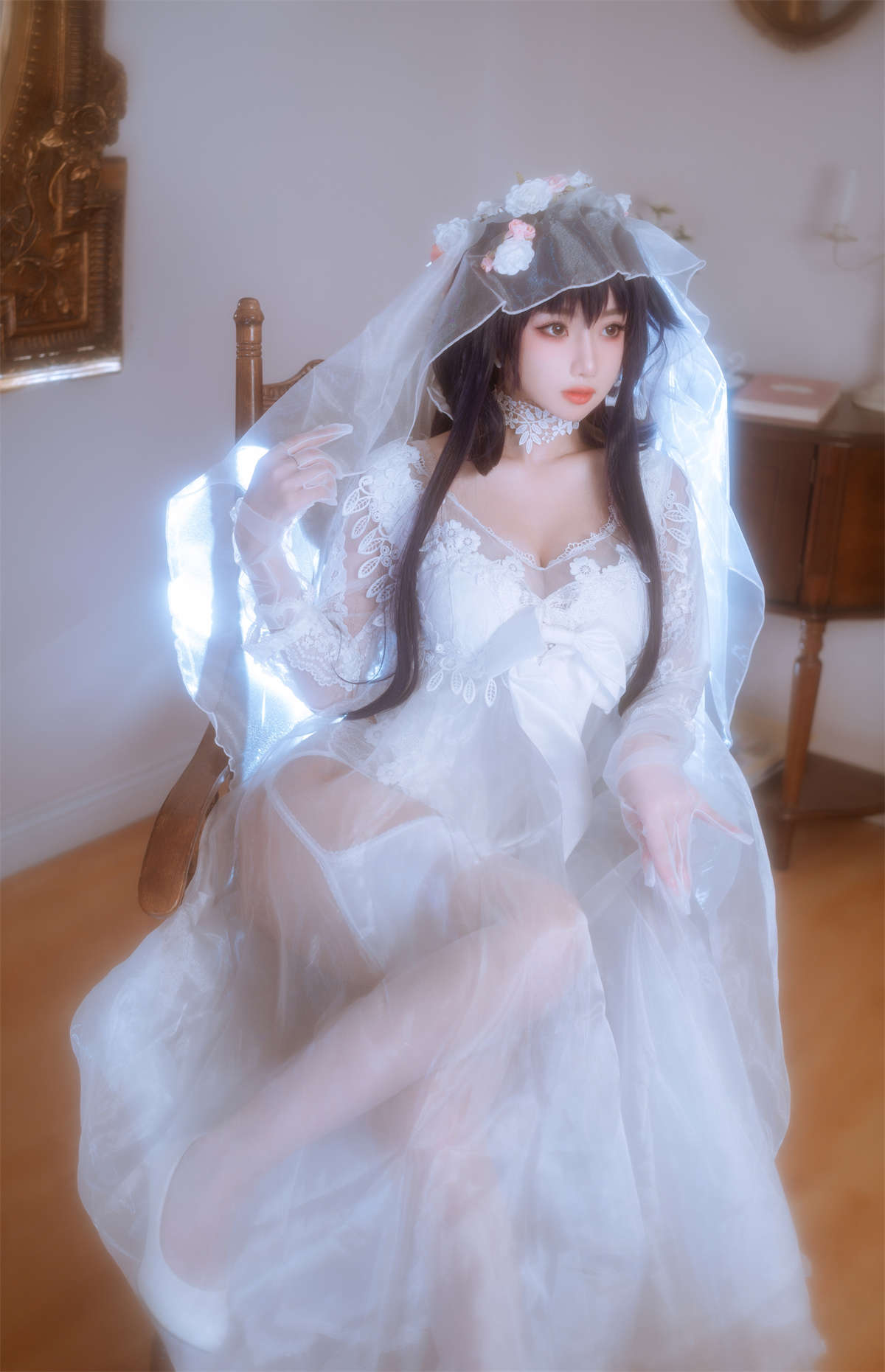 鬼畜瑶-婚纱-日更街拍