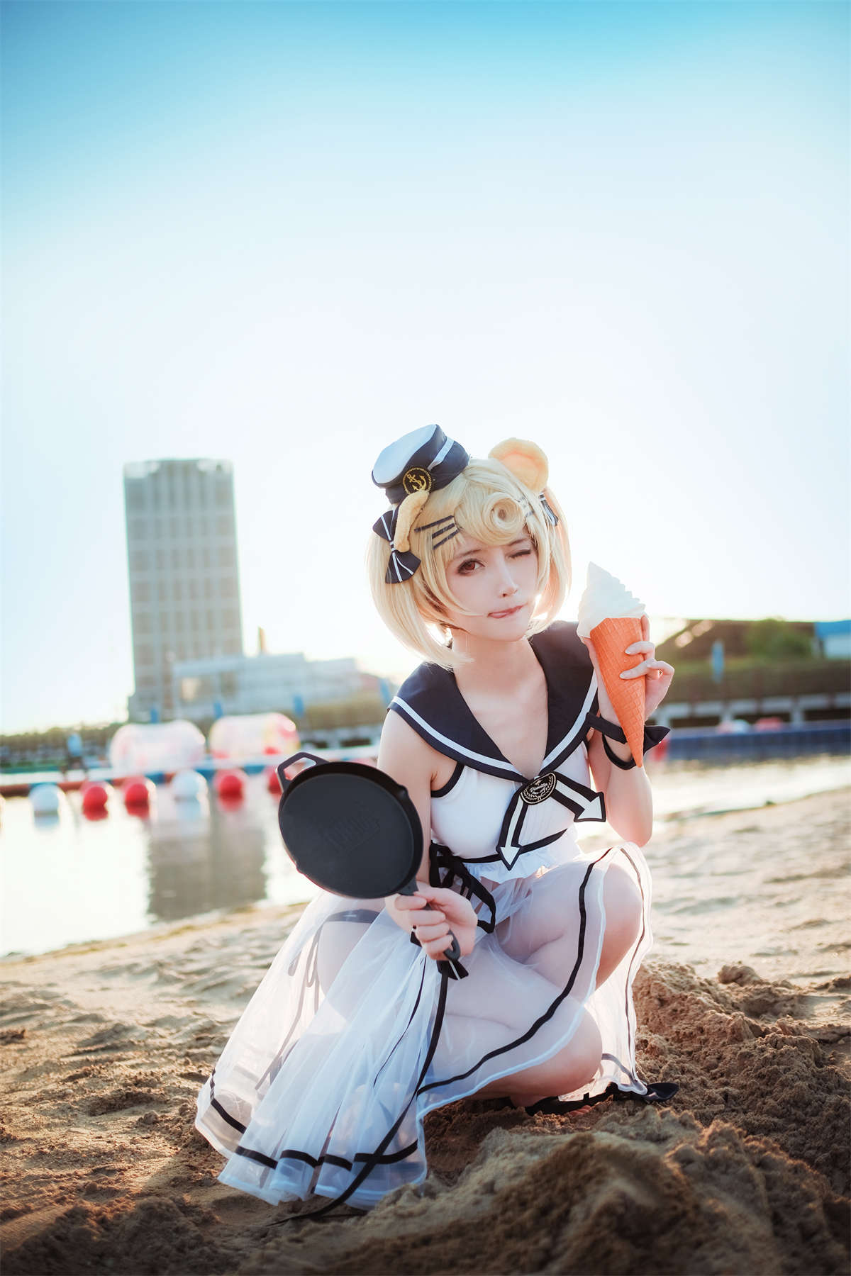 图片[2]-yui金鱼 古米泳装-日更街拍