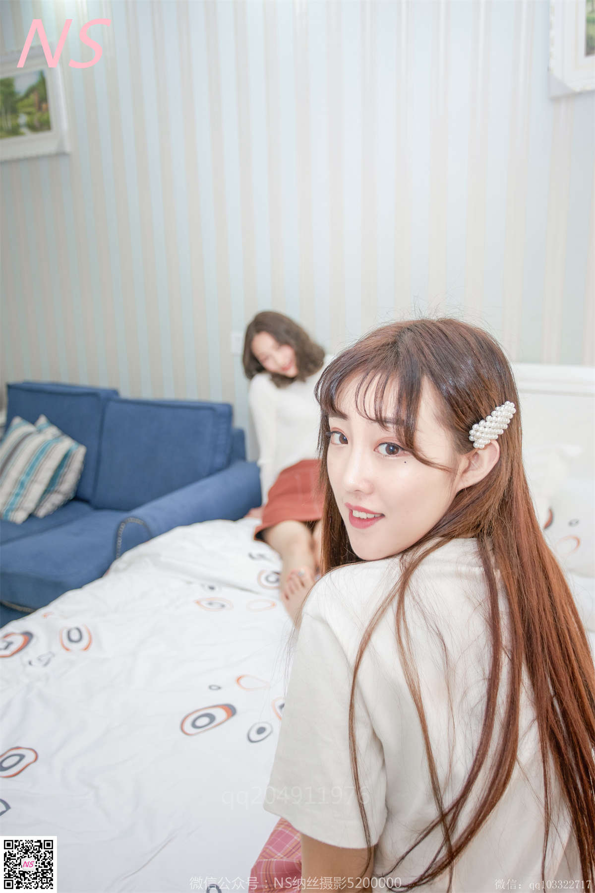 纳丝摄影No.273 琴子&舒怡 双人裸足-日更街拍