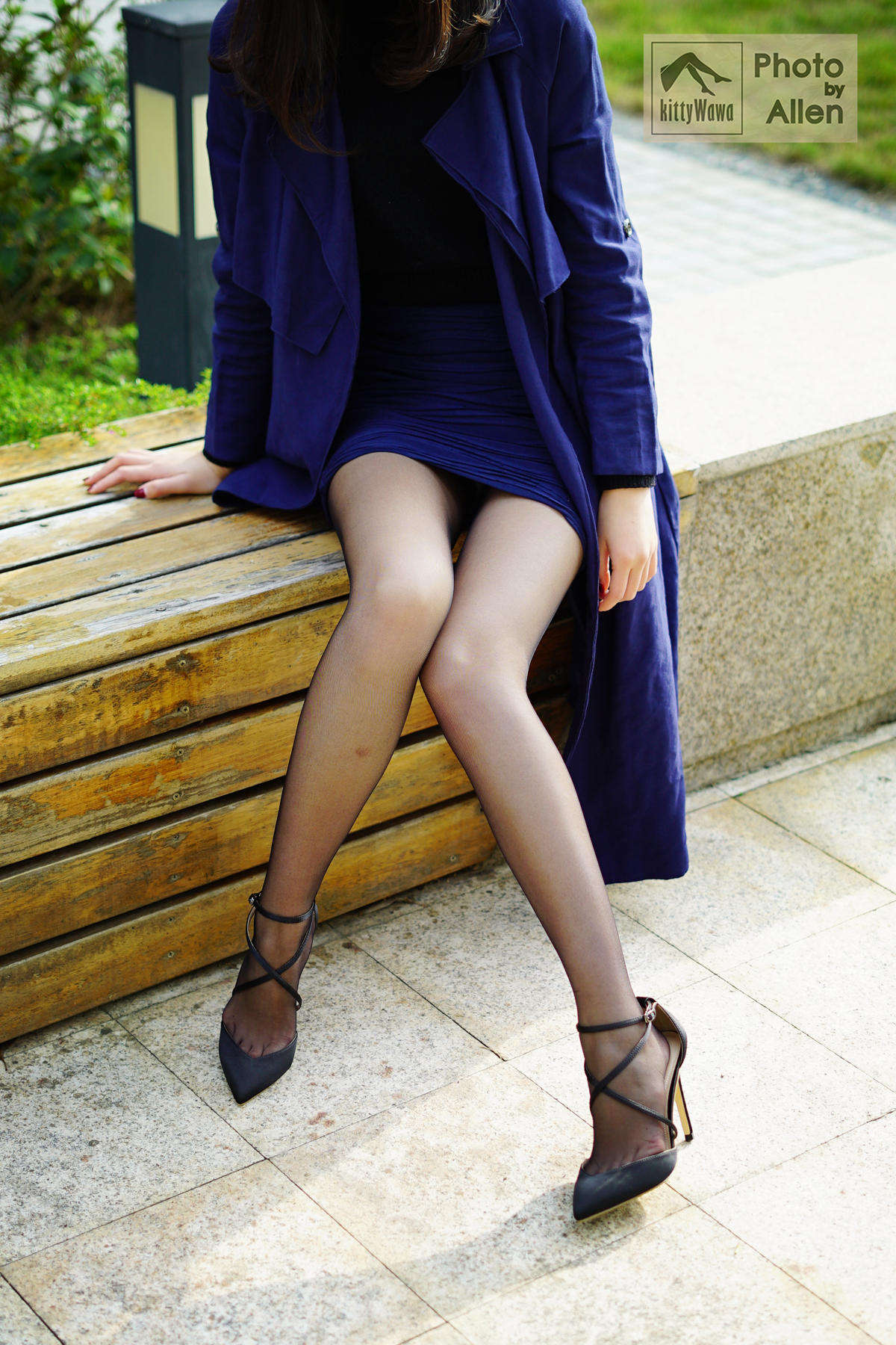 图片[2]-kittyWawa袜小喵 KT030 冬日里的一米阳光-日更街拍