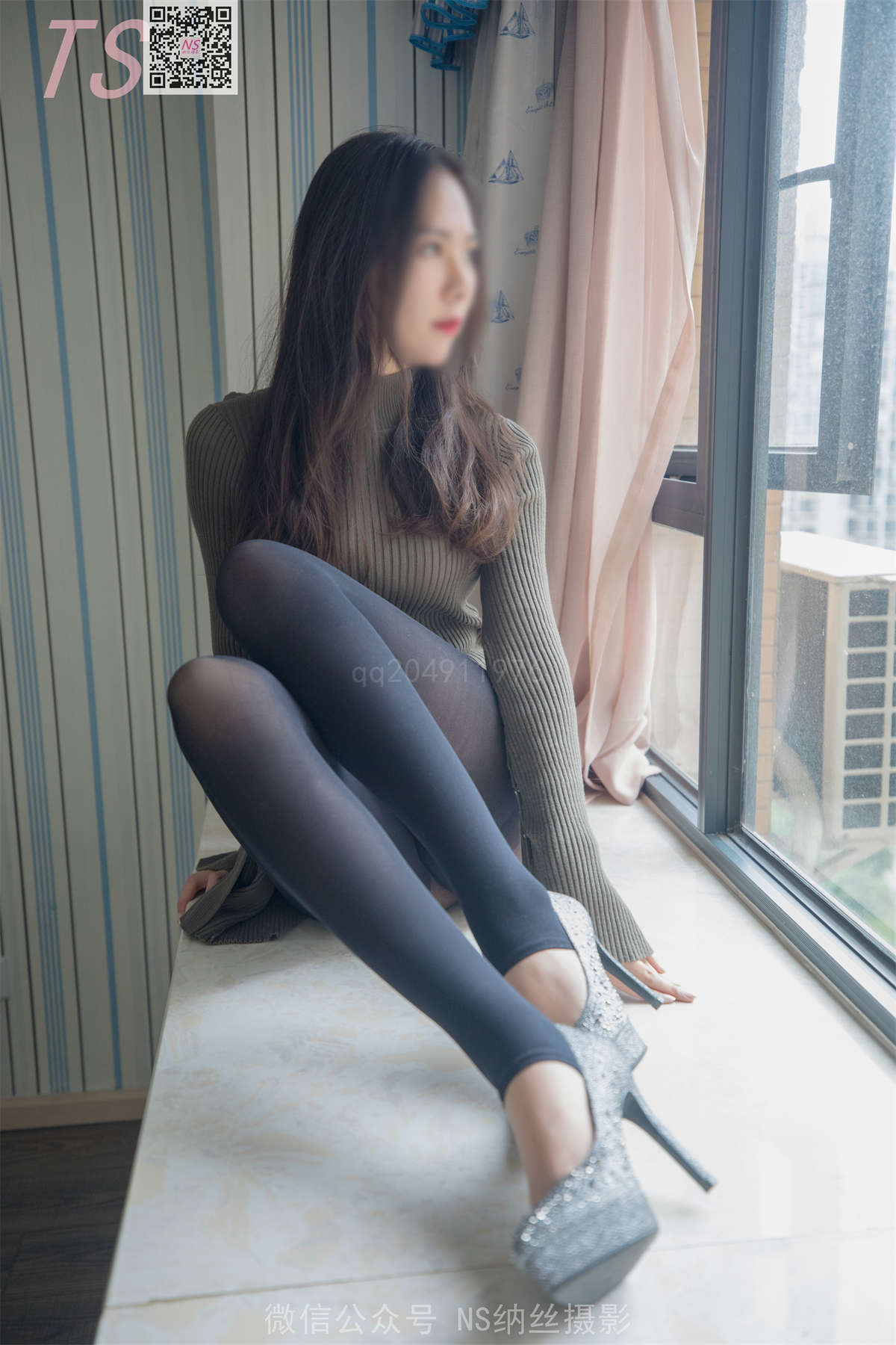 图片[2]-纳丝摄影No.274 蓝淋-日更街拍