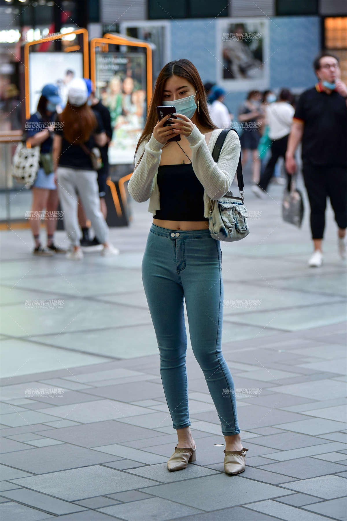 ★漂亮牛仔裤美女插图1