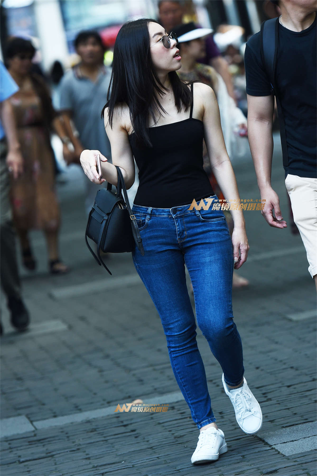 【咔喳赛贴】低腰牛仔-日更街拍