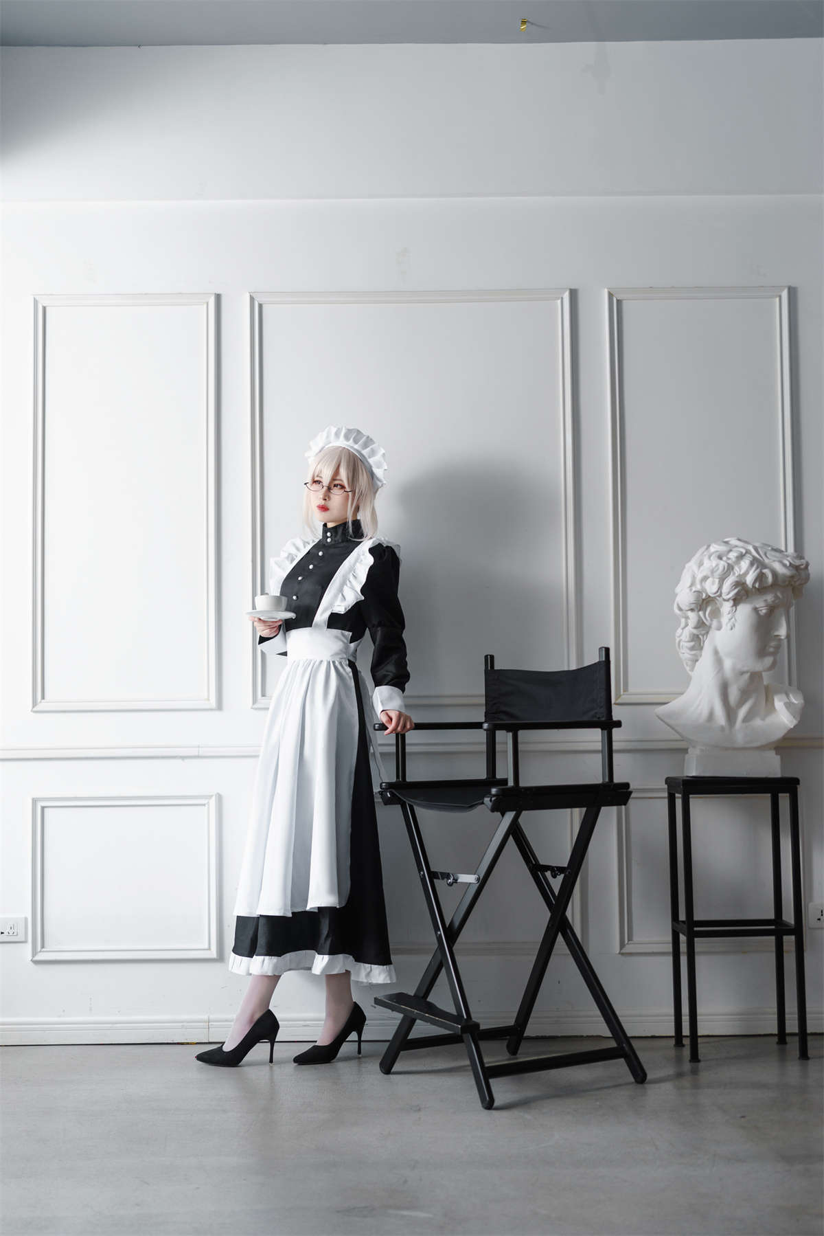 图片[2]-田璐璐 NO.002 女仆长裙-日更街拍