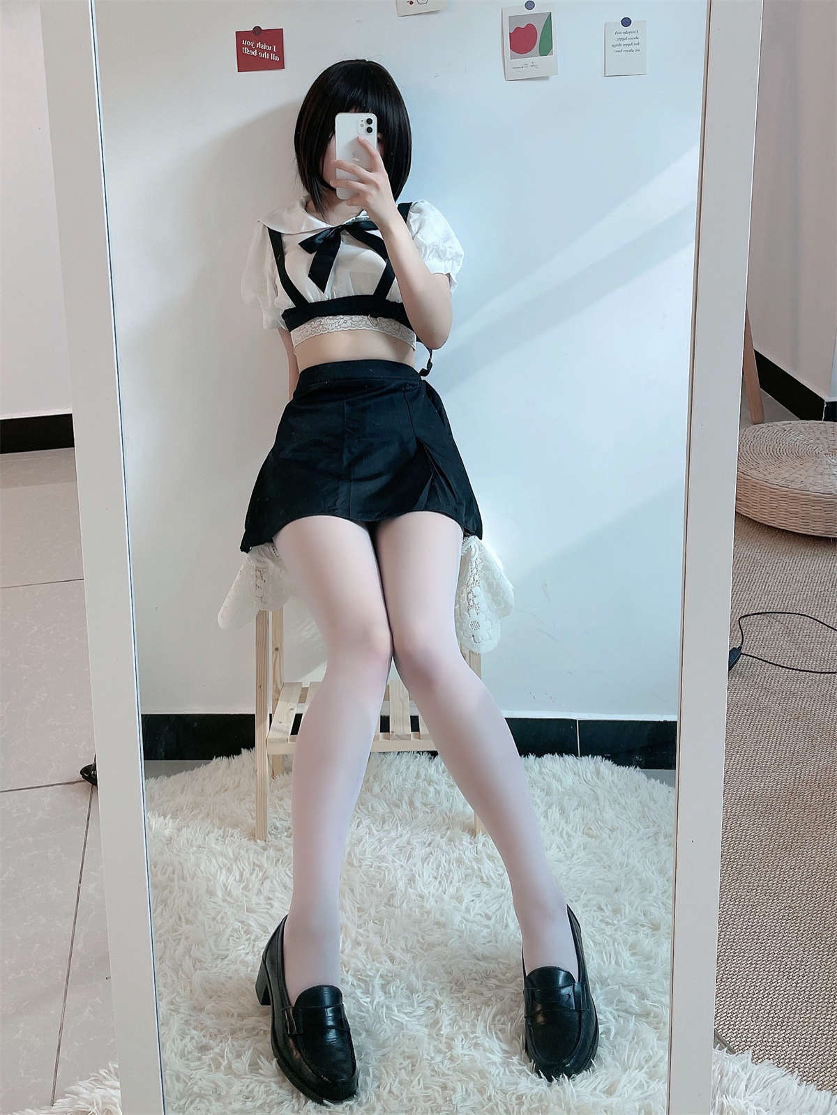 田璐璐 NO.003 白丝短裙-日更街拍