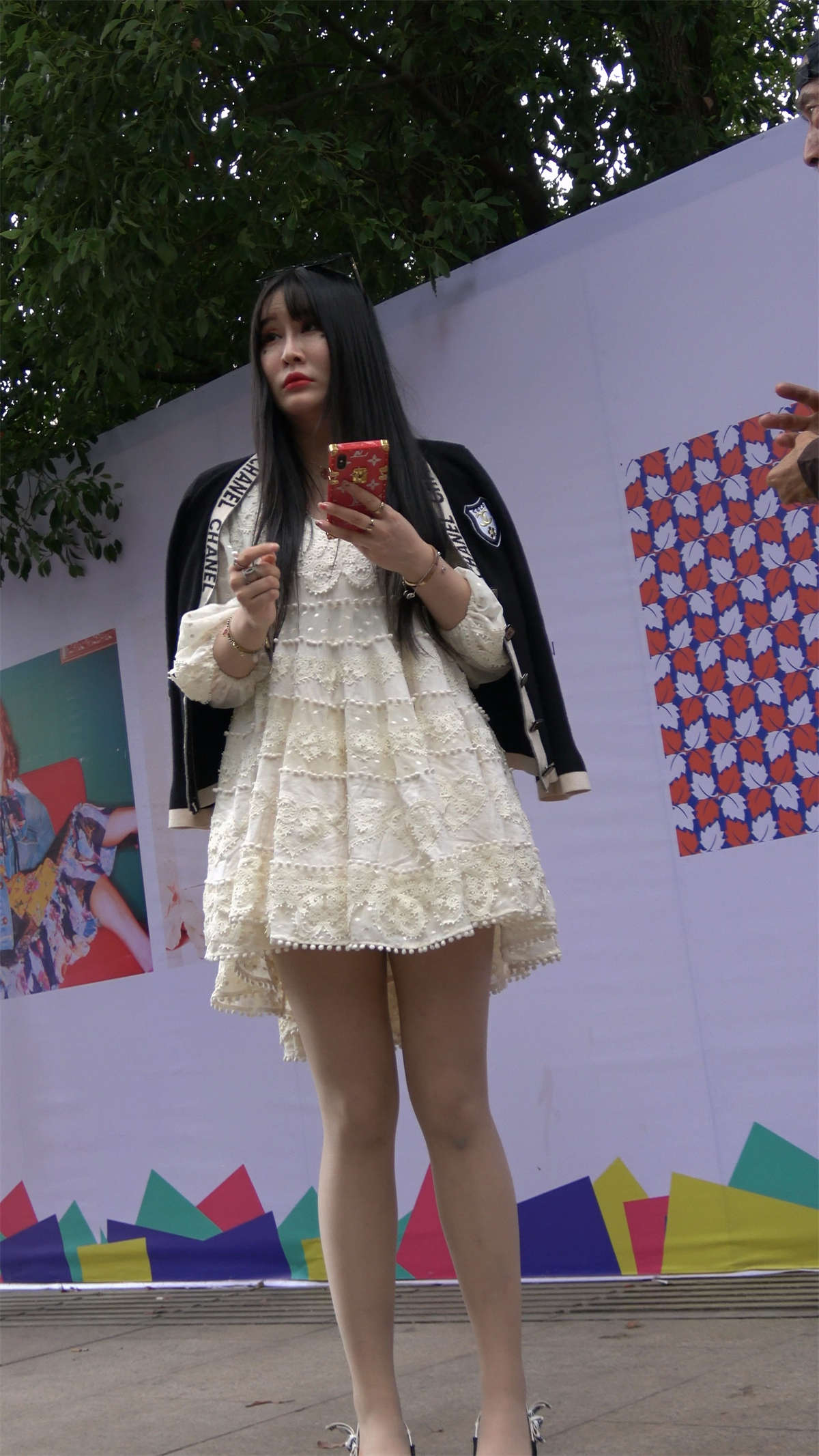 图片[2]-丝袜高跟美腿公主裙美女-日更街拍