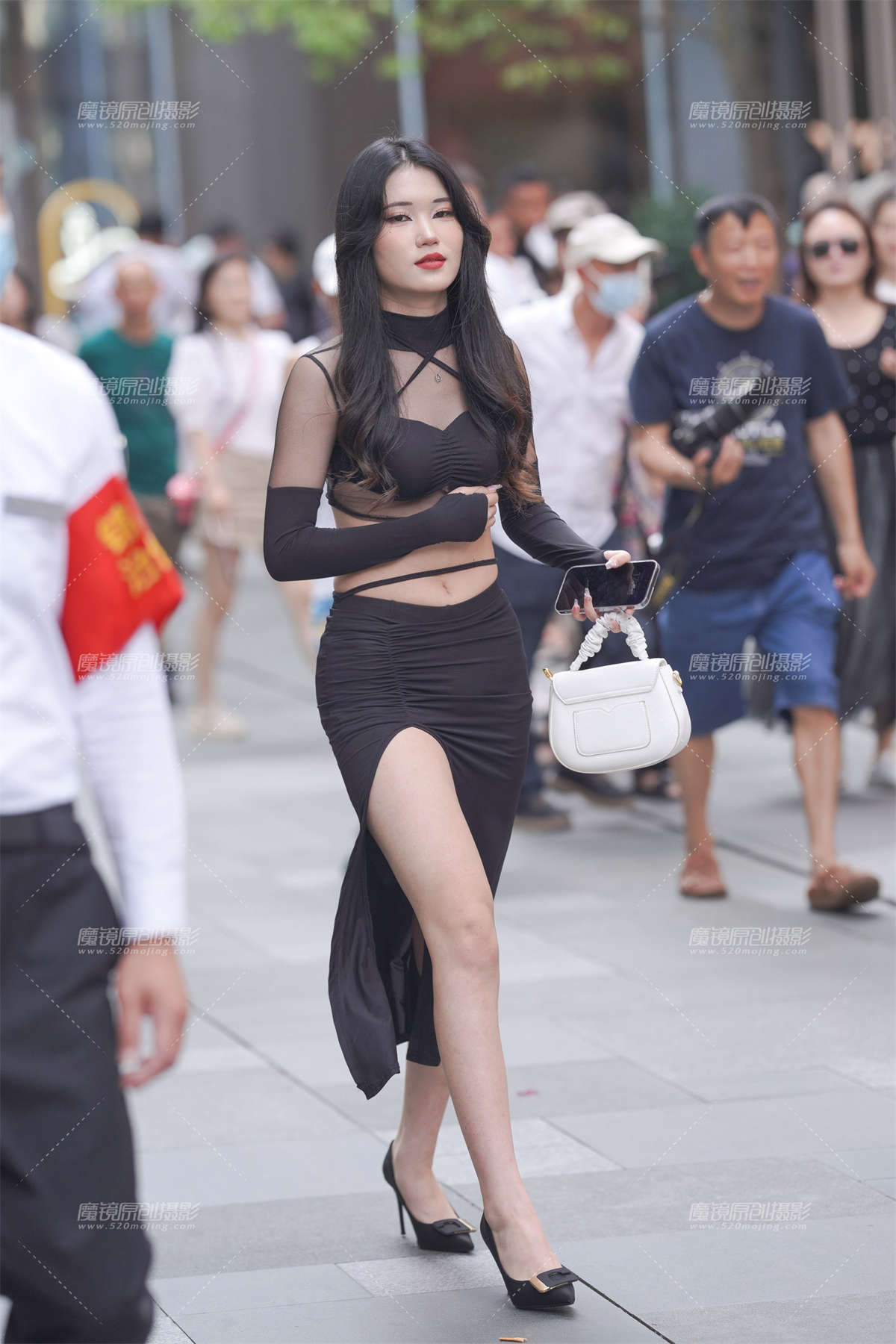 性感长裙-日更街拍