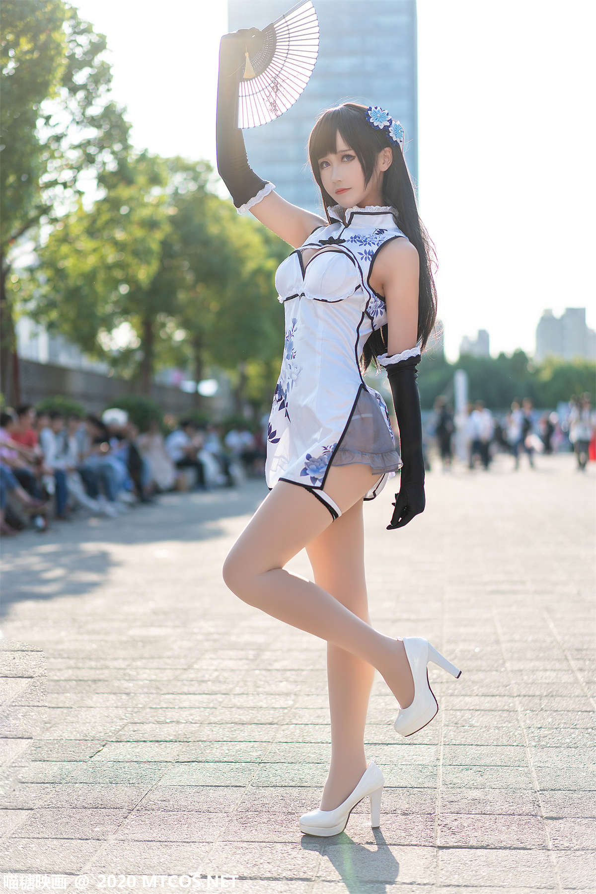 图片[2]-喵糖映画 HML.025 瓶儿旗袍-日更街拍