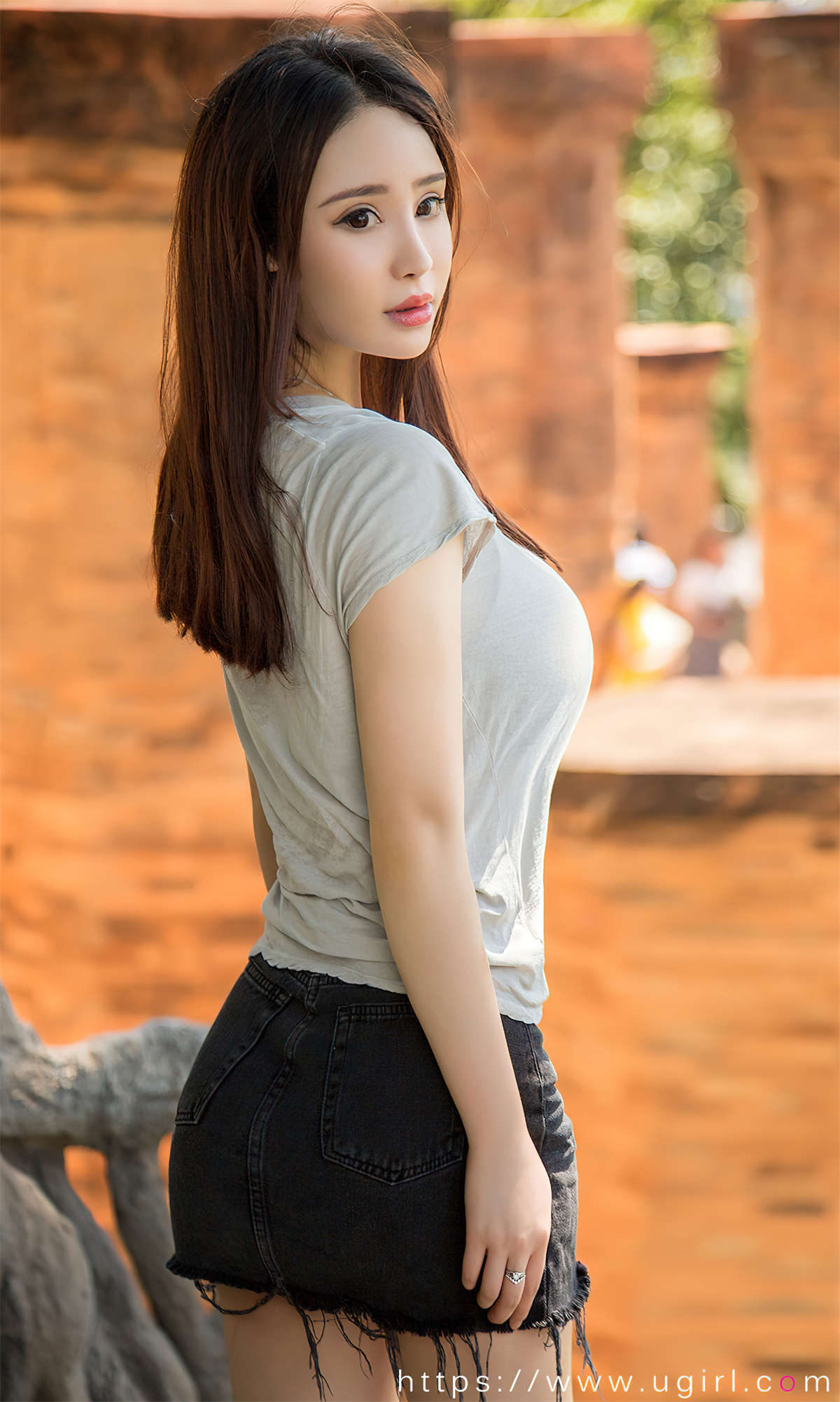 图片[2]-Ugirls爱尤物 No.2616 蓝色的浪漫  Vichy-日更街拍