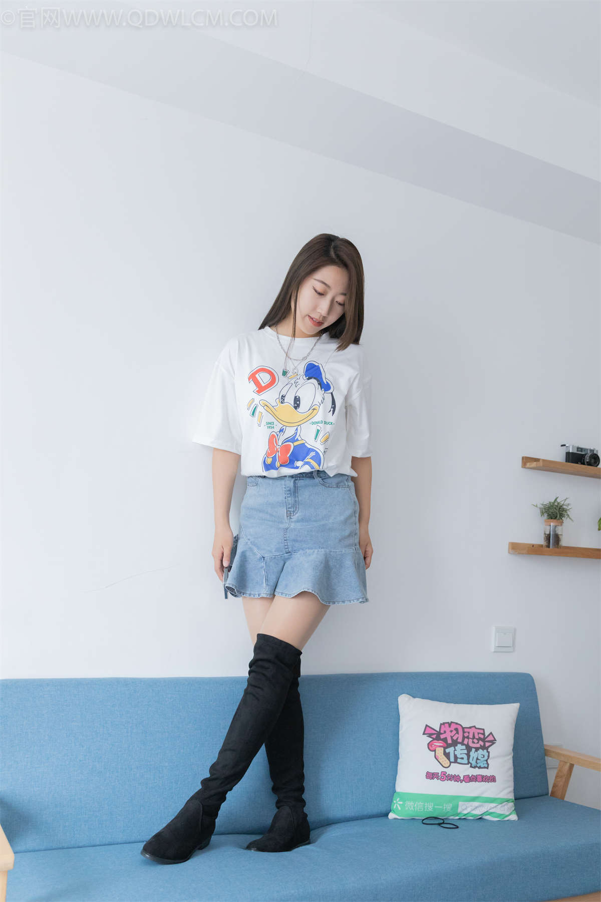 图片[2]-物恋传媒 NO.961期 雅梦-白色蝴蝶-日更街拍