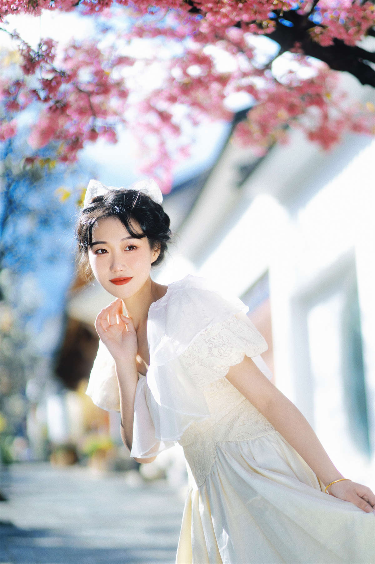 YITUYU艺图语 2023.04.19 冬樱花下 迟白插图1