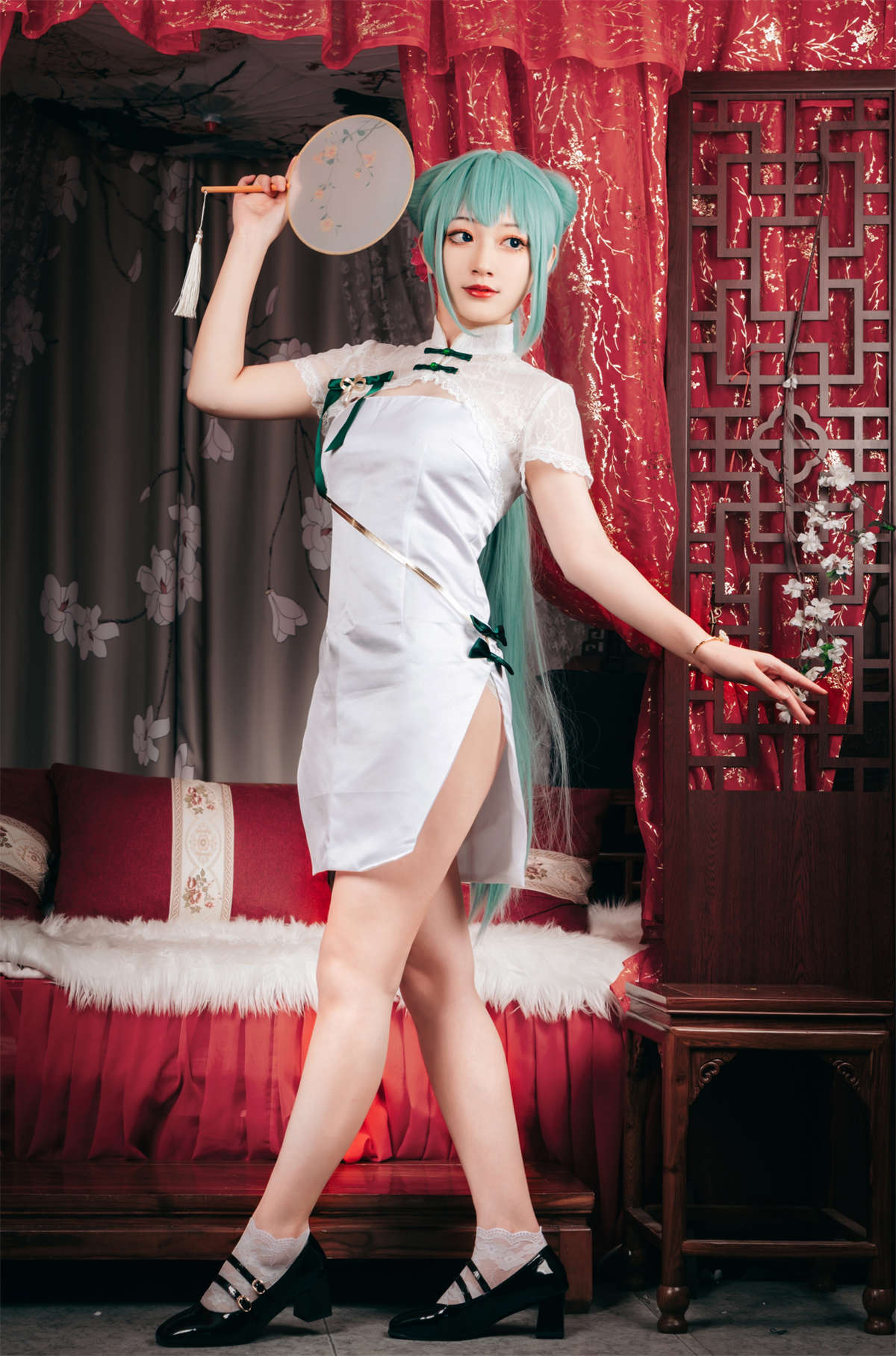 YITUYU艺图语 2023.04.29 初音旗袍 桃墨公子x-日更街拍