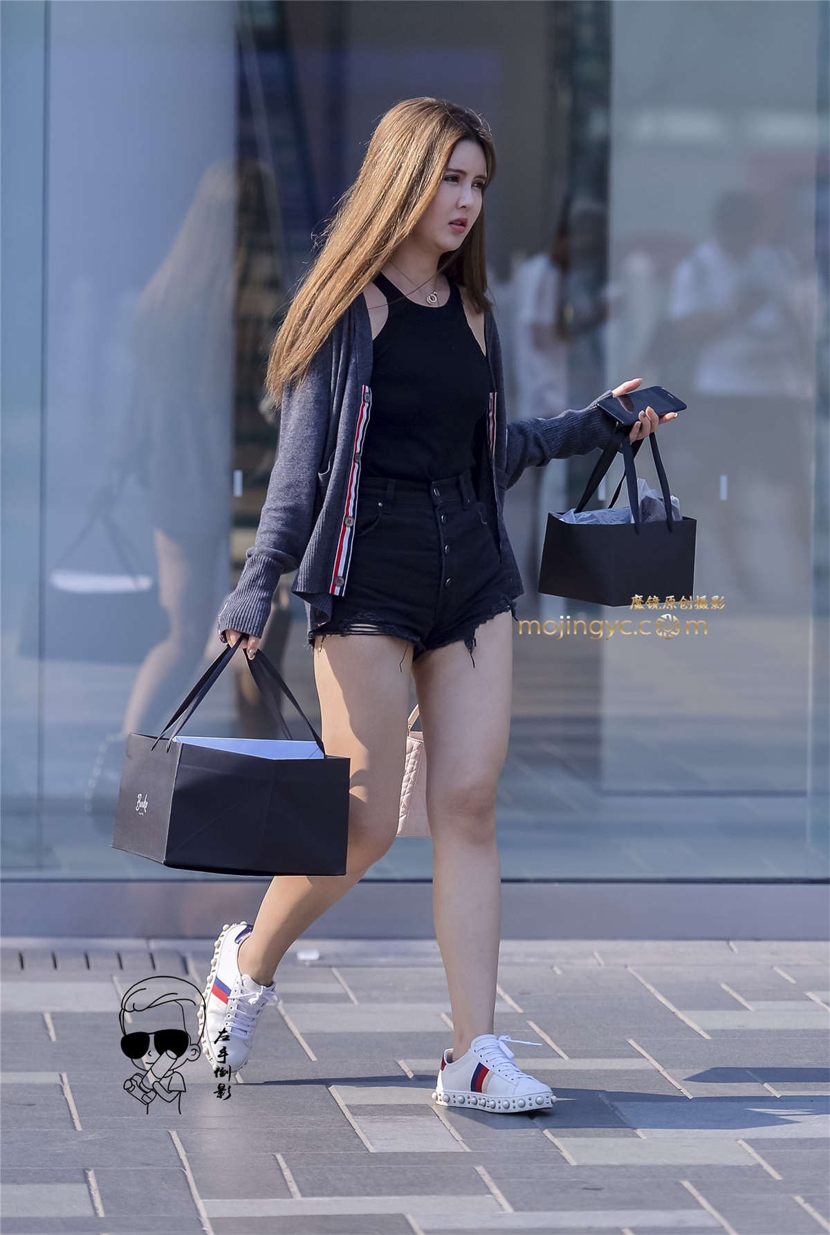 热裤火辣-日更街拍