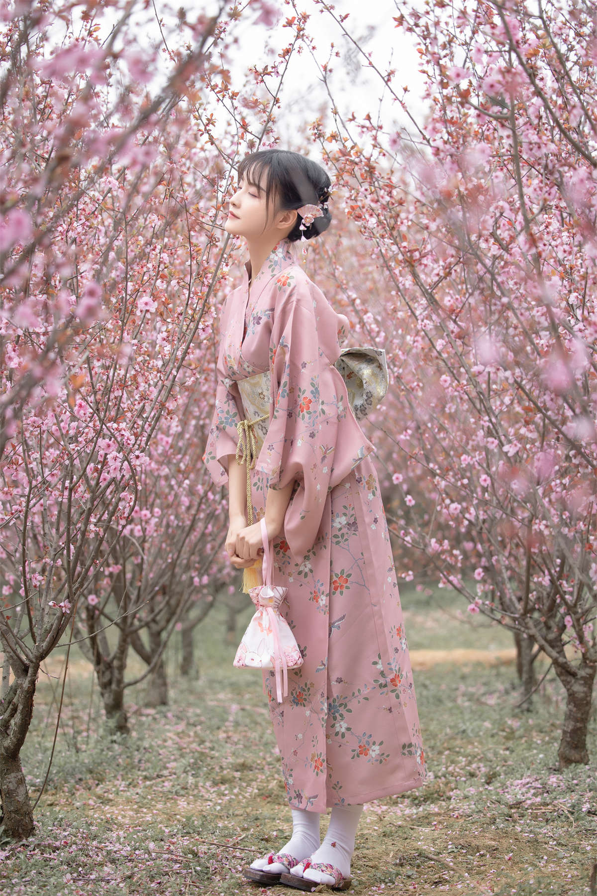 图片[2]-YITUYU艺图语 2022.03.31 桃花和服 一一-日更街拍