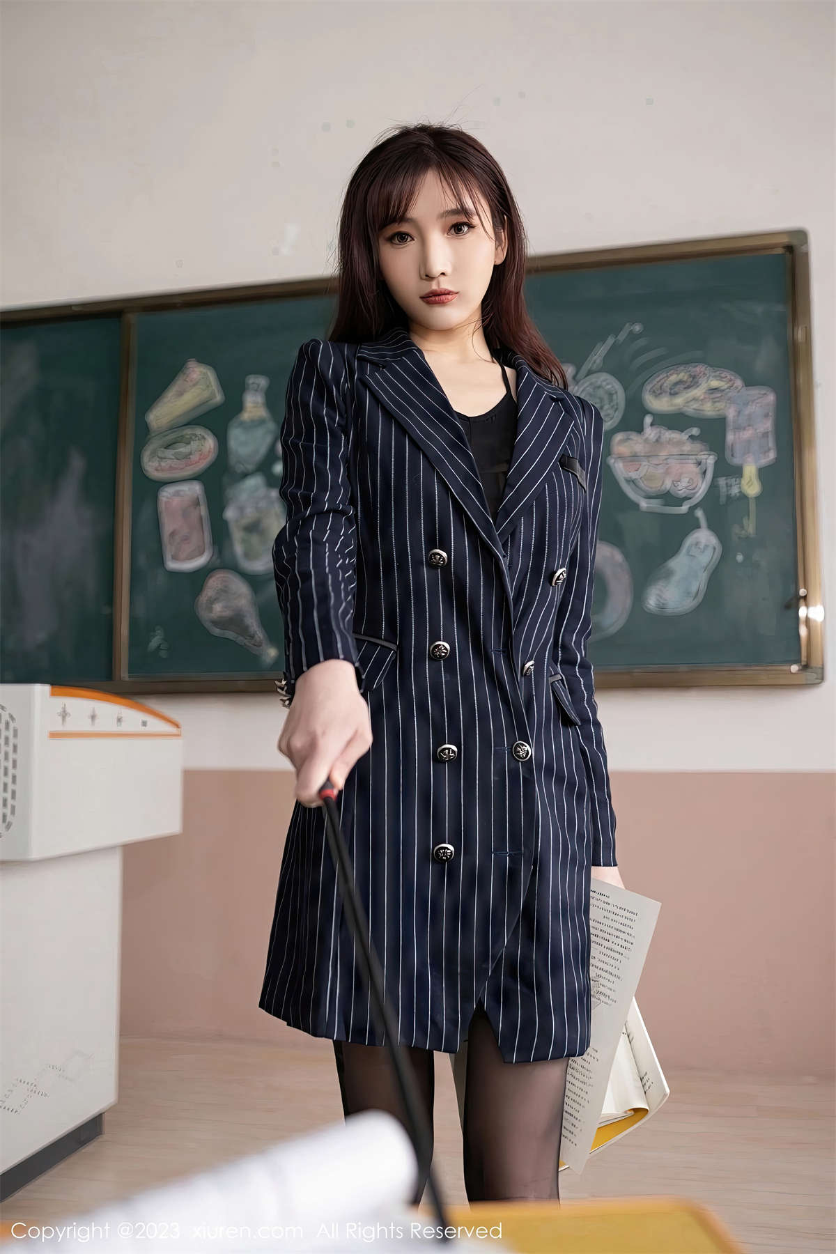 图片[2]-Xiuren秀人网 2023.06.01 No.6843 陆萱萱-日更街拍