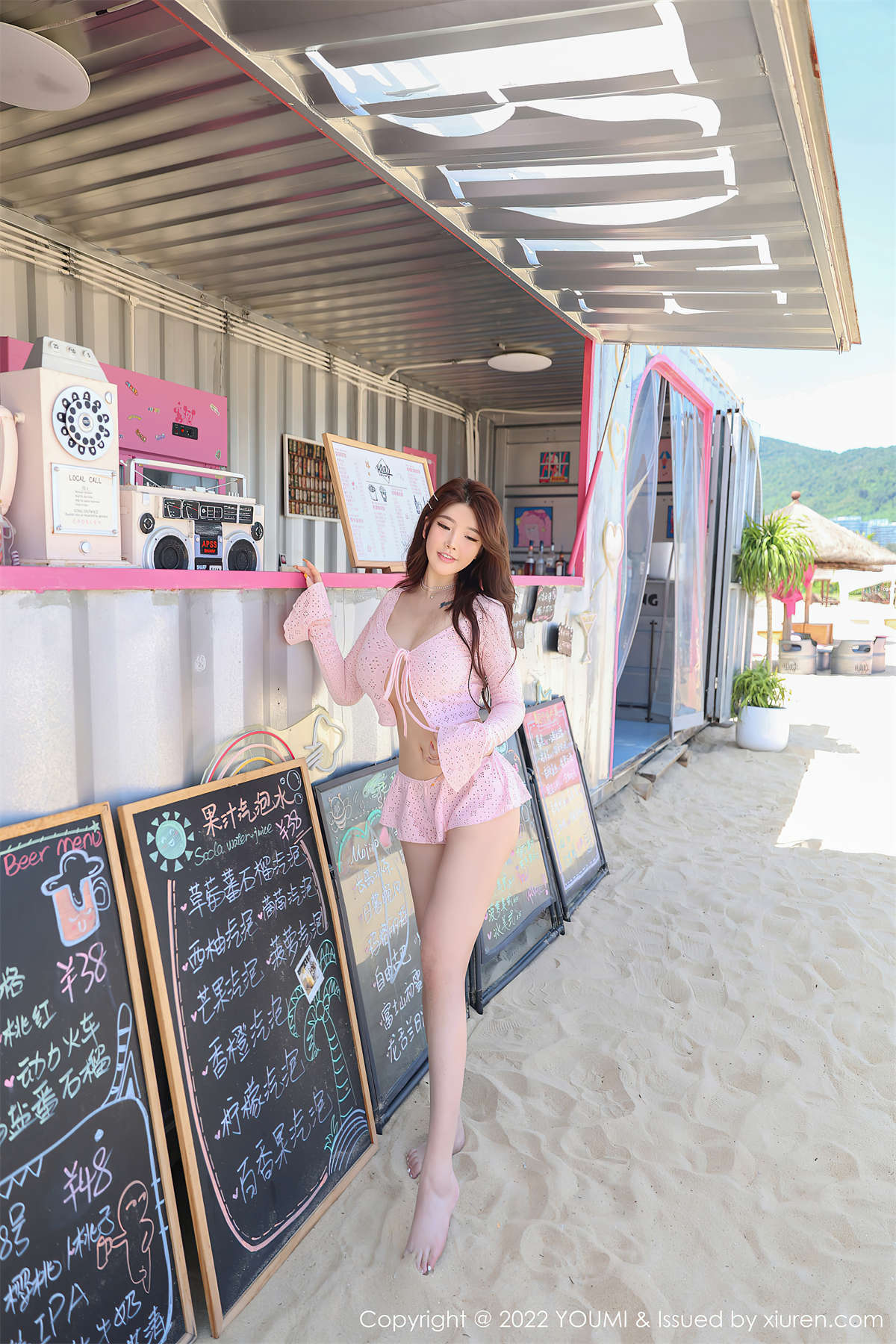 图片[2]-YouMi尤蜜荟 2022.07.13 VOL.815 小海臀Rena-日更街拍