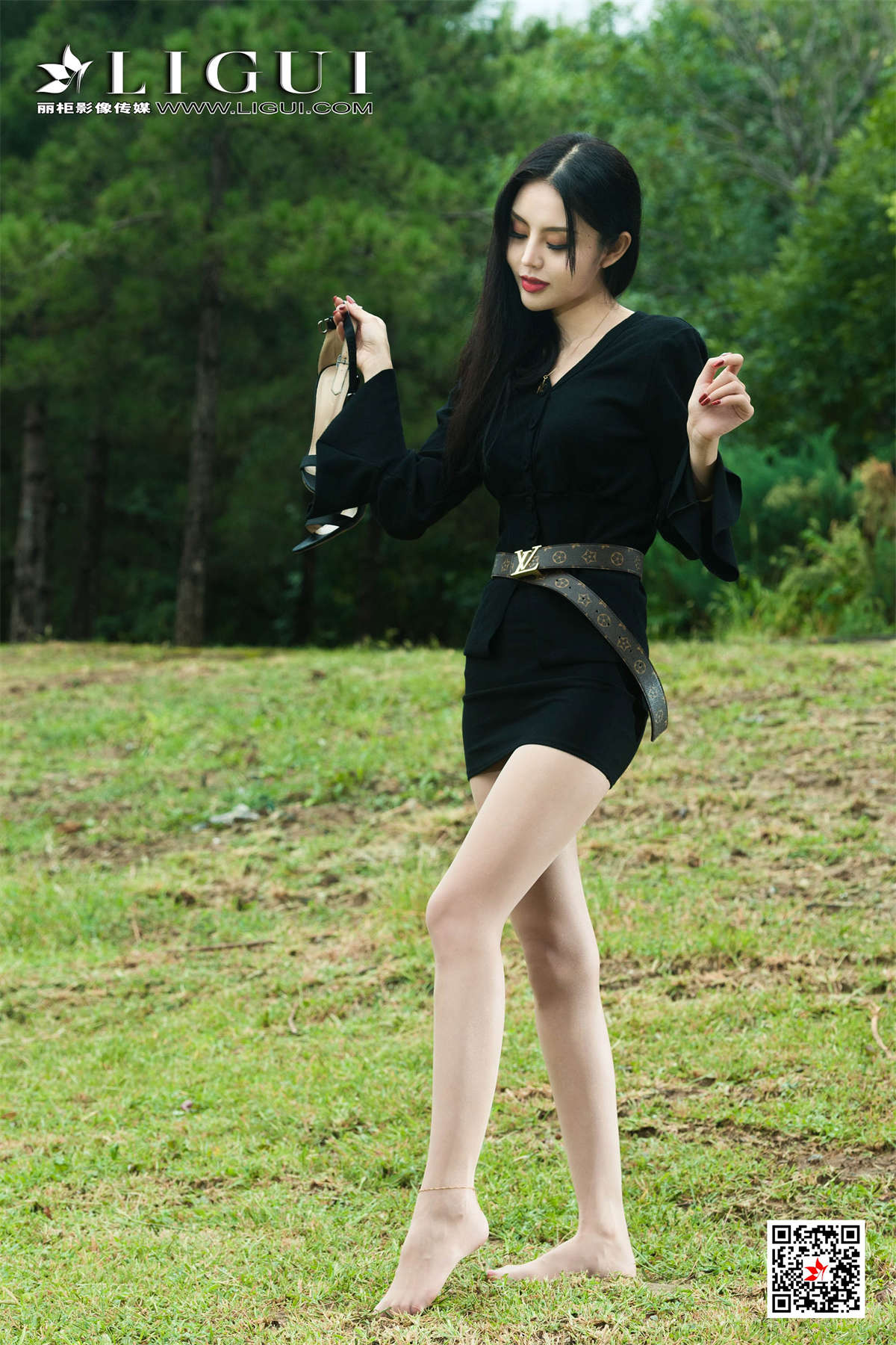 图片[2]-Ligui丽柜 2020.08.26 雨后踏青丝 凉儿-日更街拍