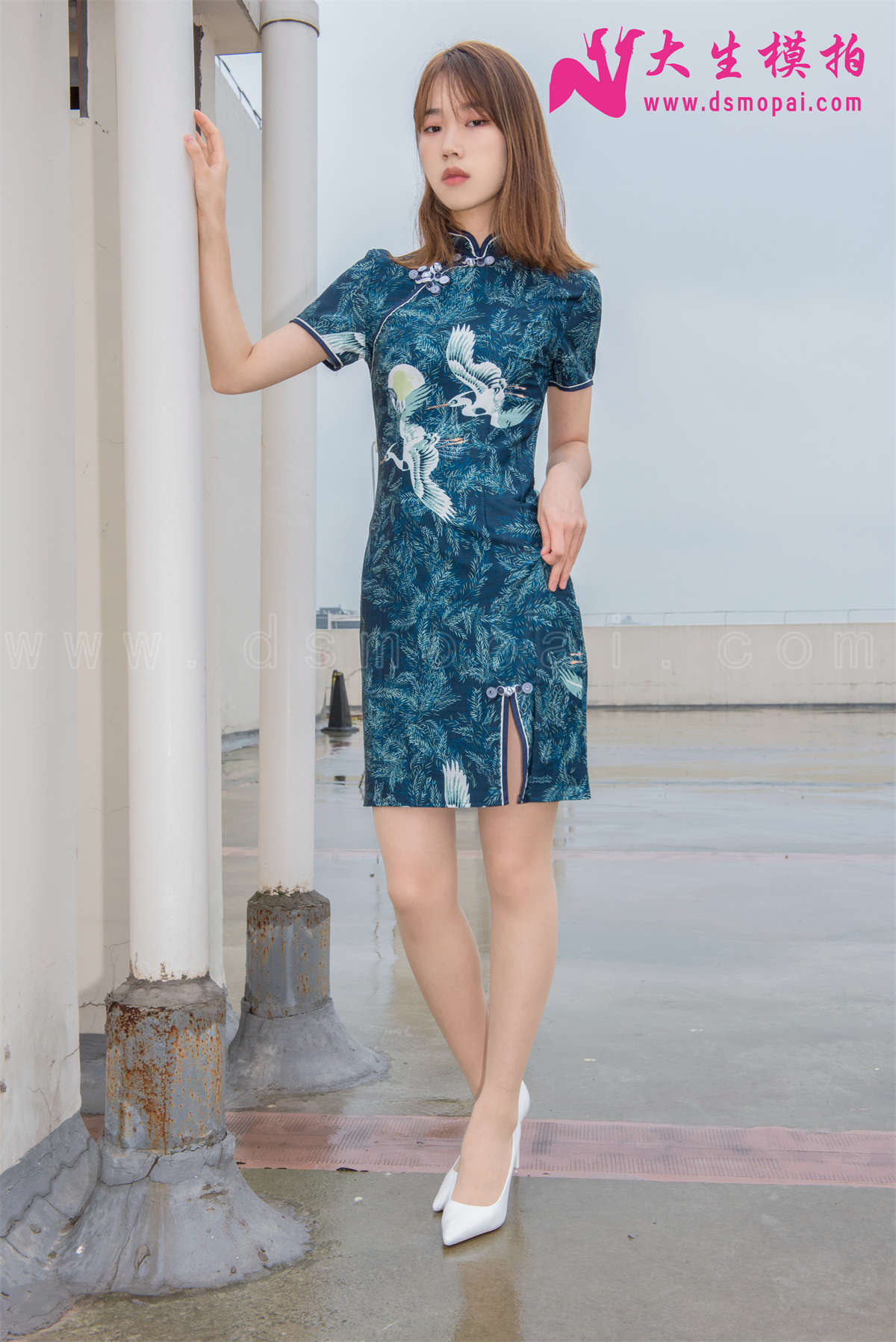 图片[2]-大生模拍 小鹿众筹 旗袍无内丝-日更街拍