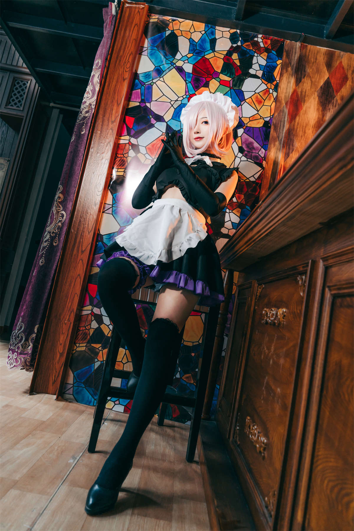 YITUYU艺图语 2023.05.21 玛修女仆装 桃墨公子x-日更街拍