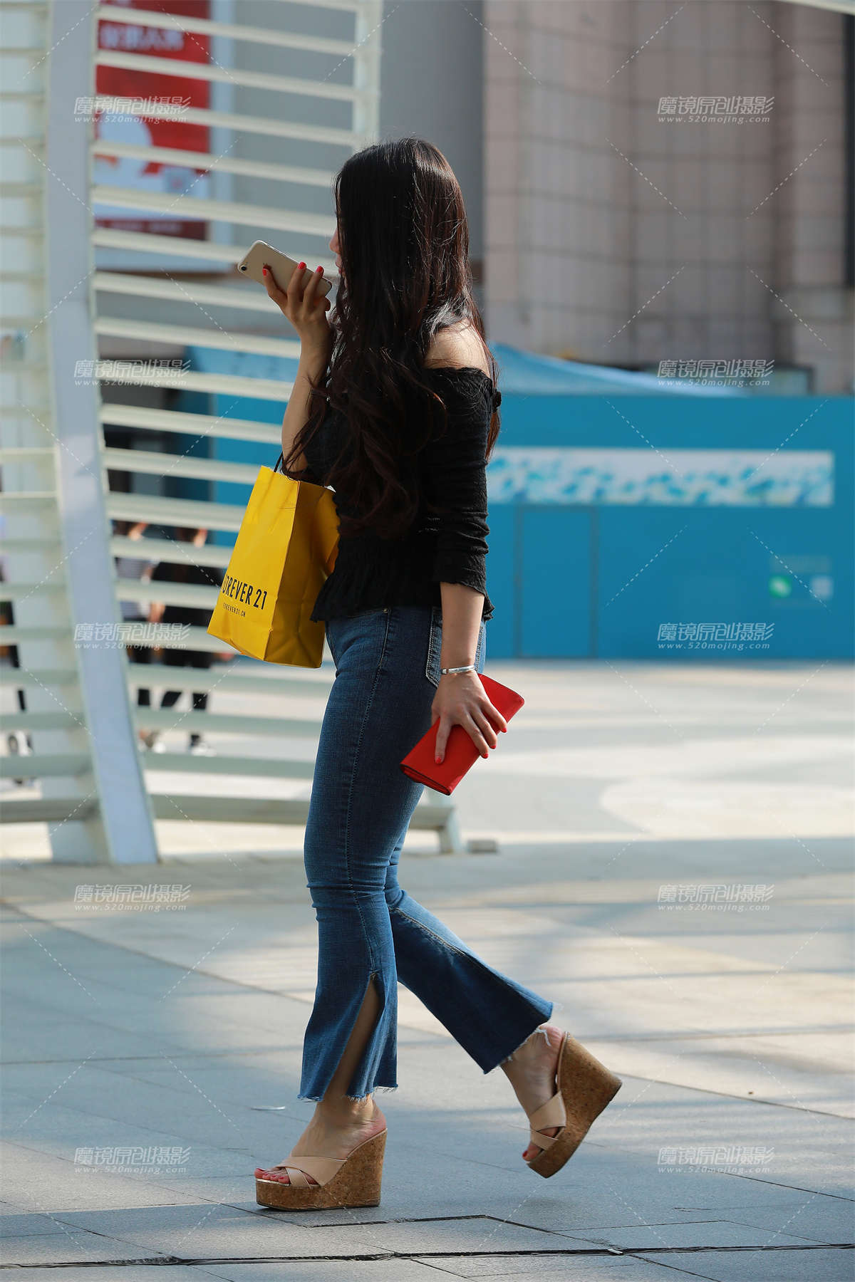 图片[2]-九分喇叭紧牛-日更街拍