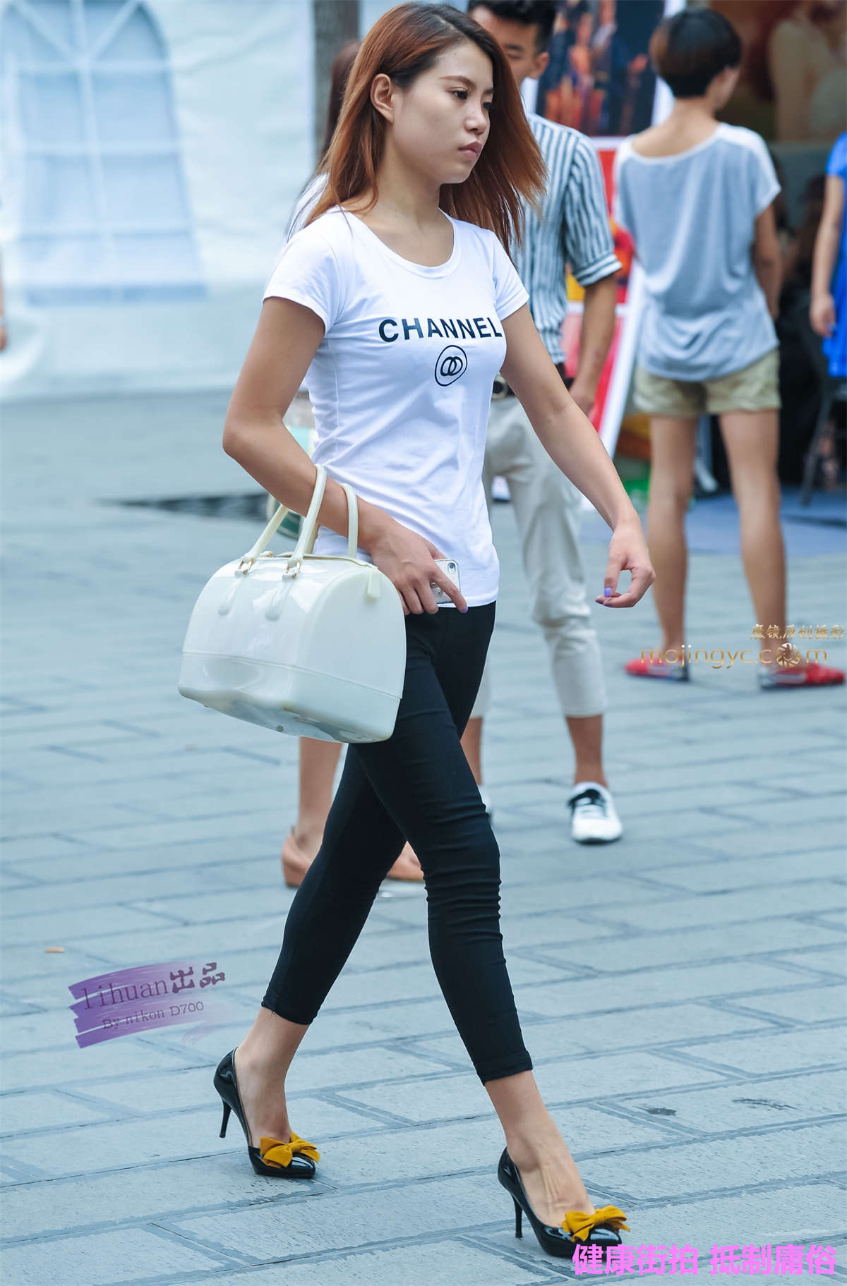 李欢原创-黑裤，苗条（13P）-日更街拍