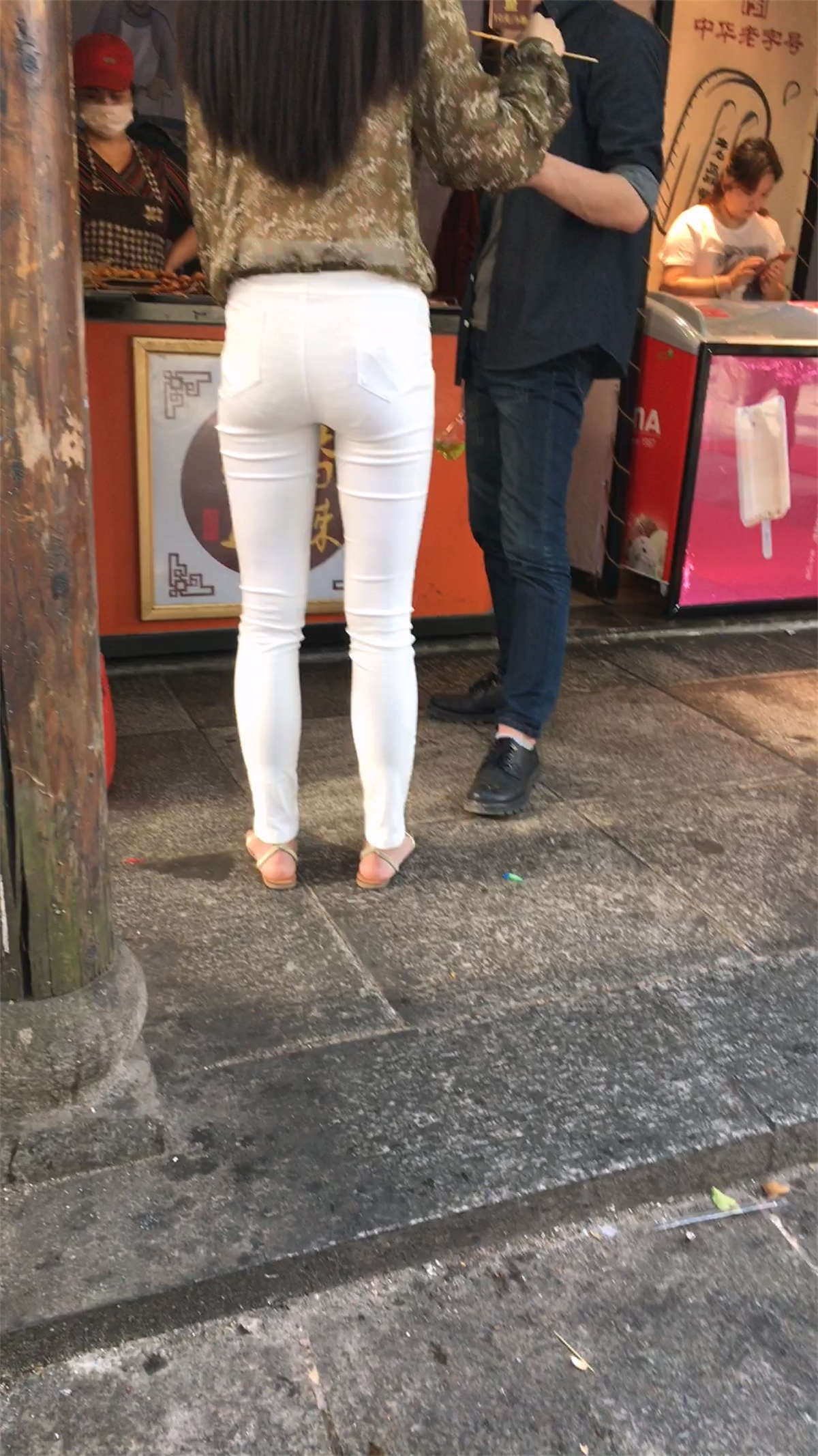 白裤（极品）-日更街拍
