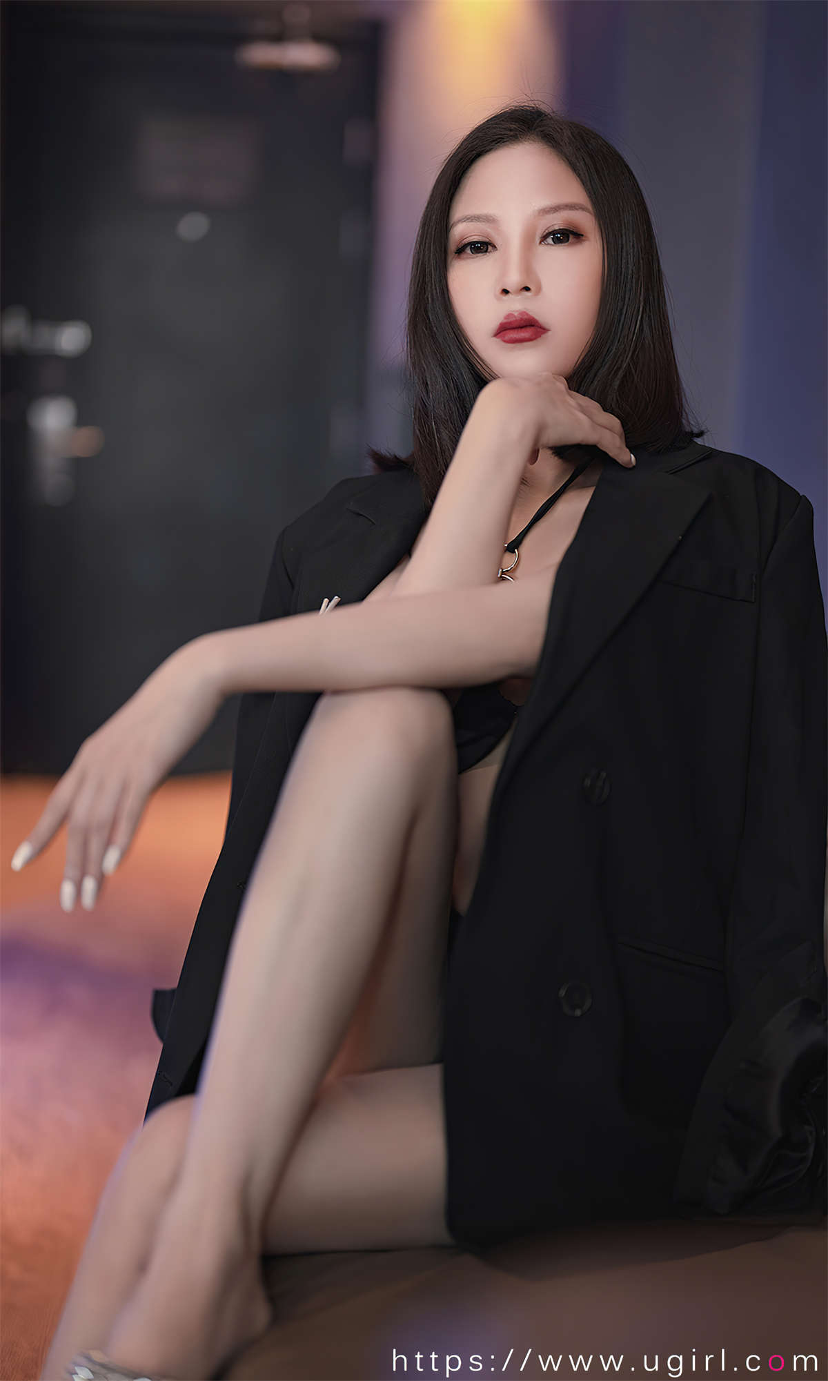 图片[2]-Ugirls爱尤物 No.2566 酷飒磁场 苏沫-日更街拍