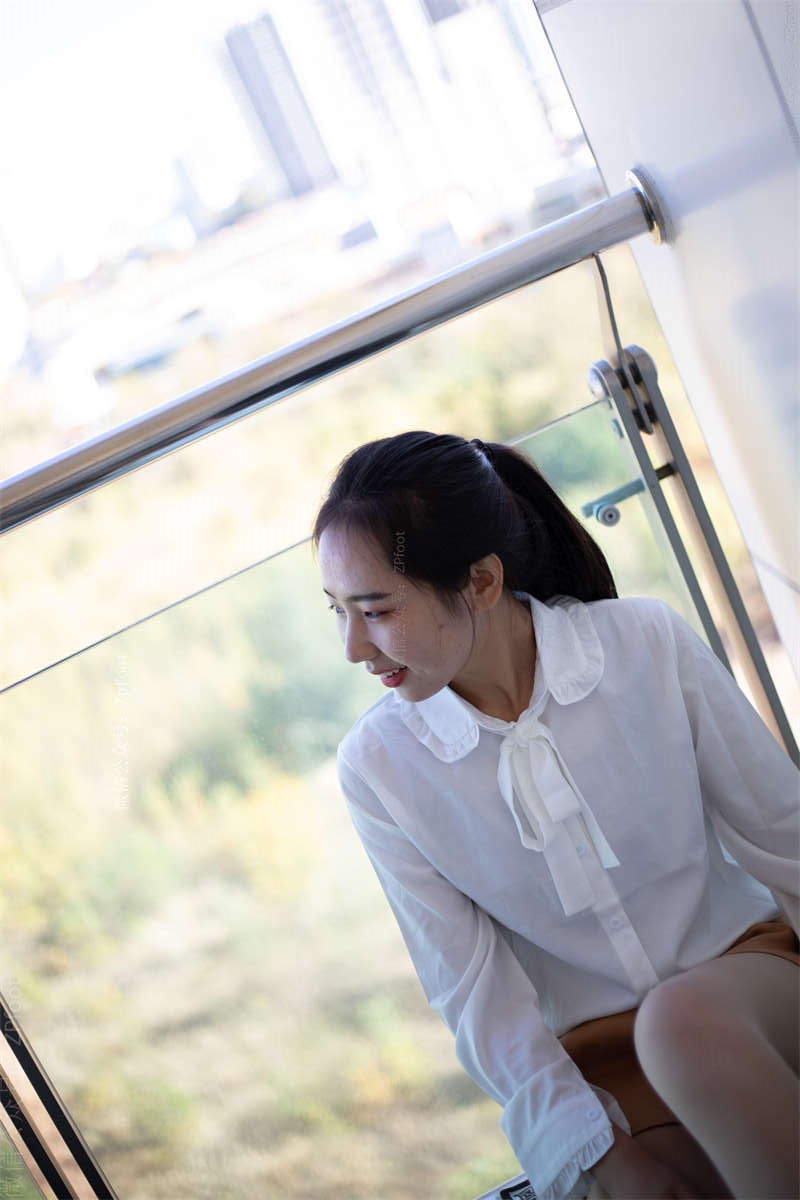 图片[2]-LSS山茶摄影 NO.073 制服肉丝-日更街拍