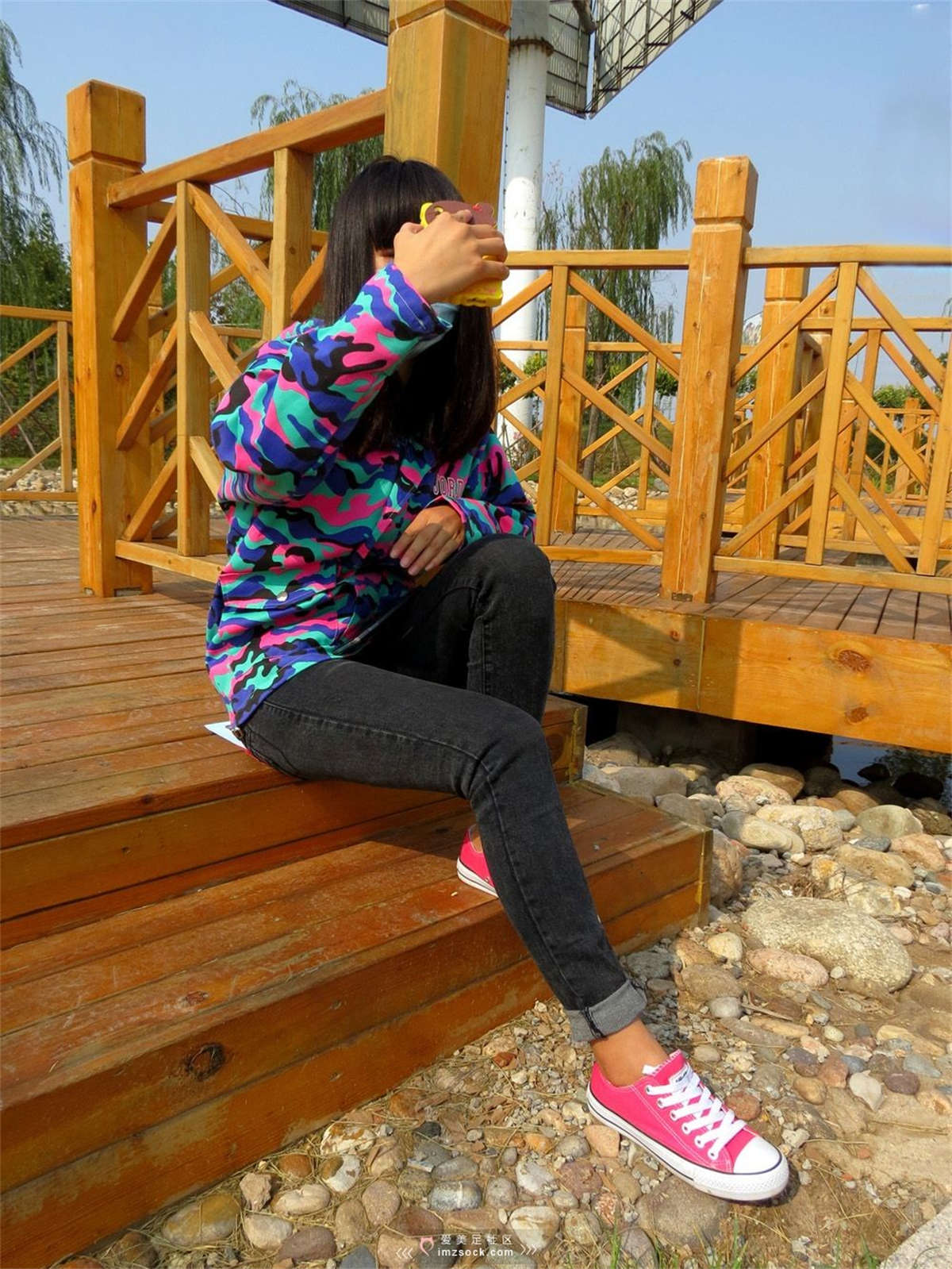 图片[2]-MZSOCK-2018 No.240 牛仔裤可爱棉袜口罩女生【第二季】-日更街拍