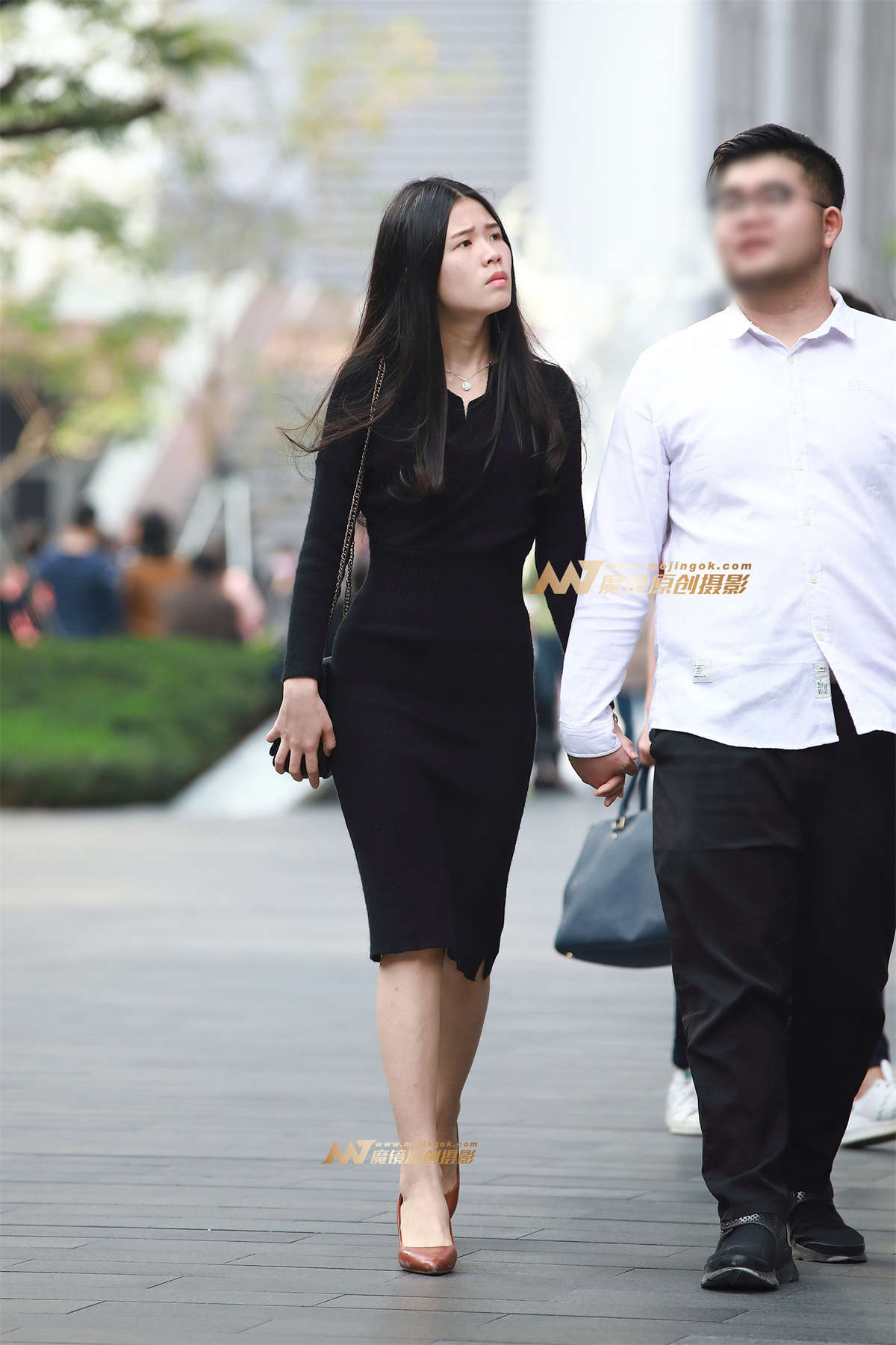 紧身裙，高跟-日更街拍