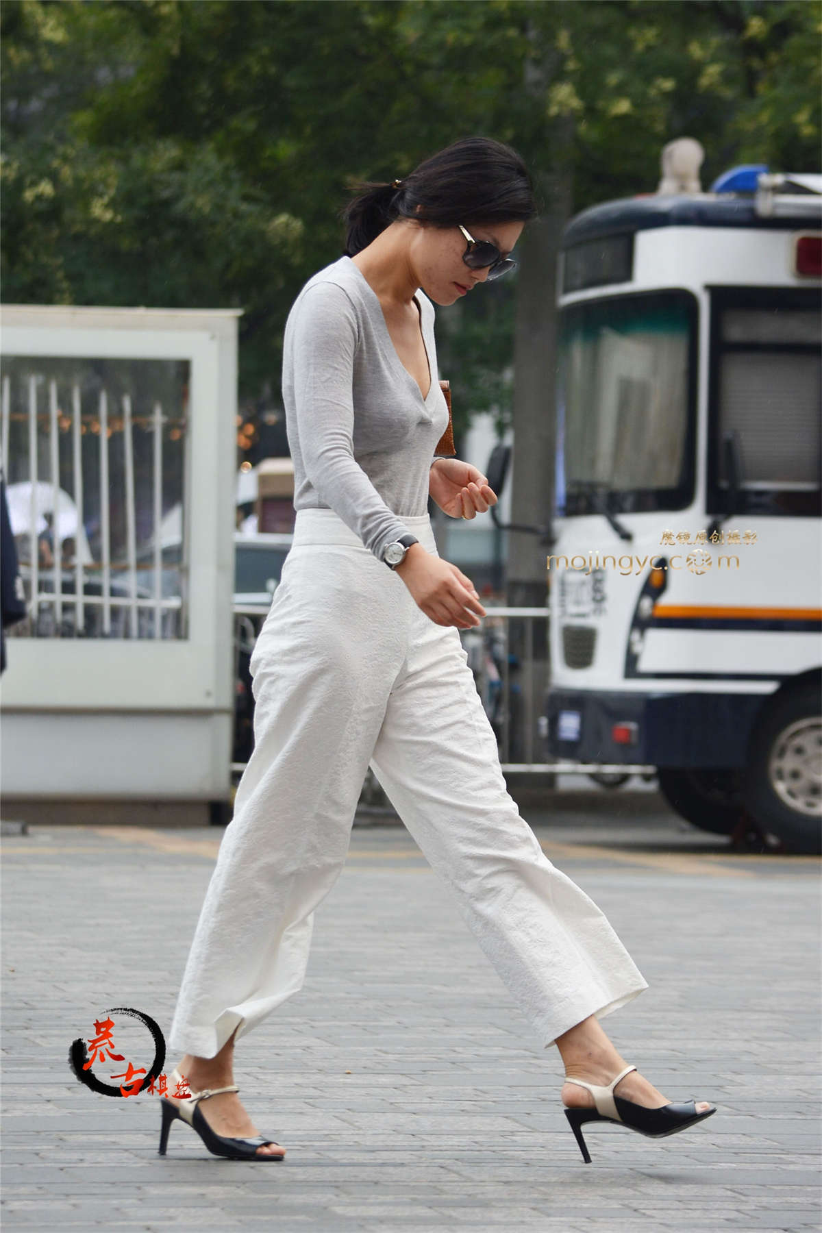 9-21 飘逸长裤-日更街拍