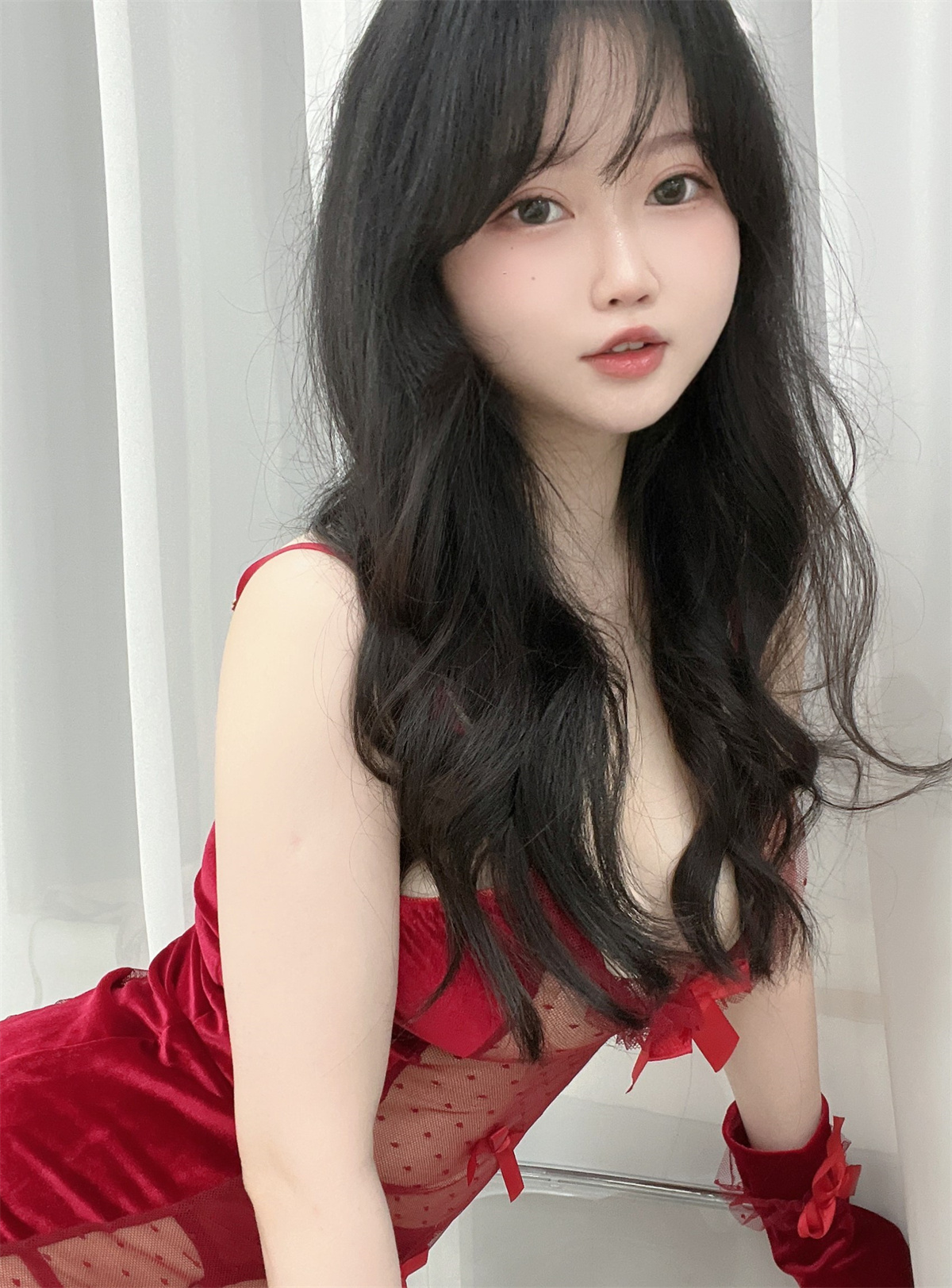 图片[2]-是依酱呀No.61 红色波点-日更街拍